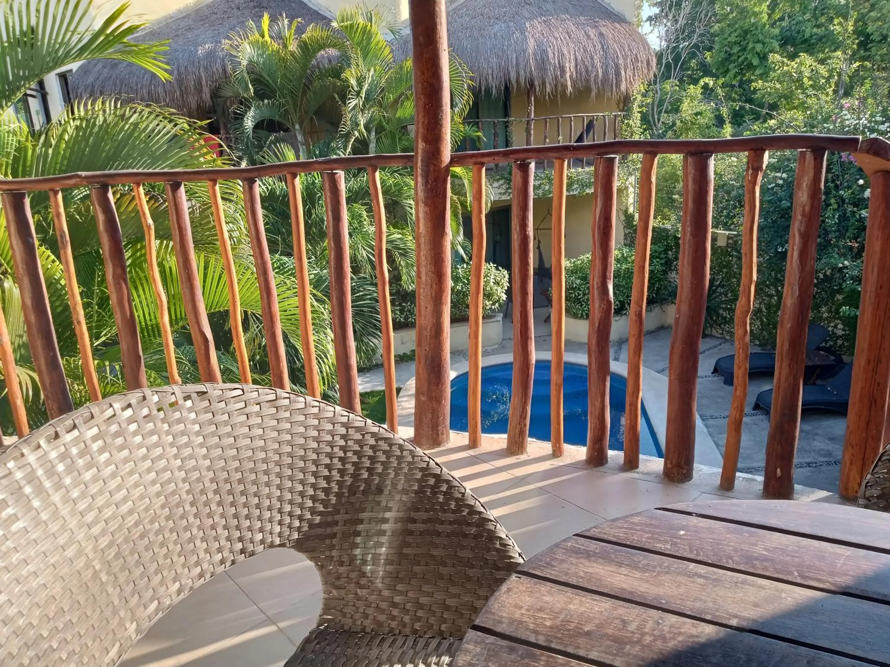 Pool view in Villas Akalan