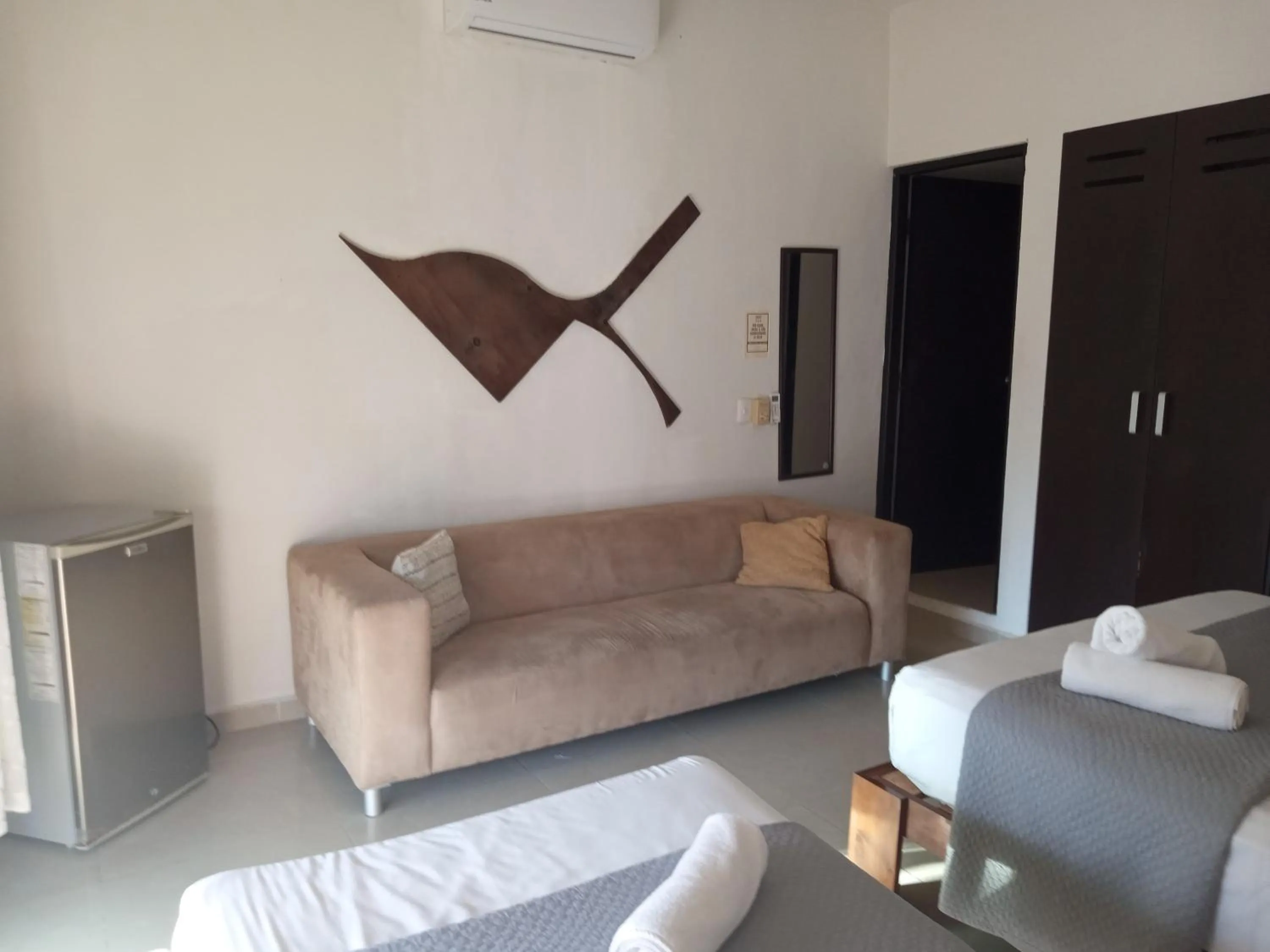 air conditioner, Bed in Villas Akalan