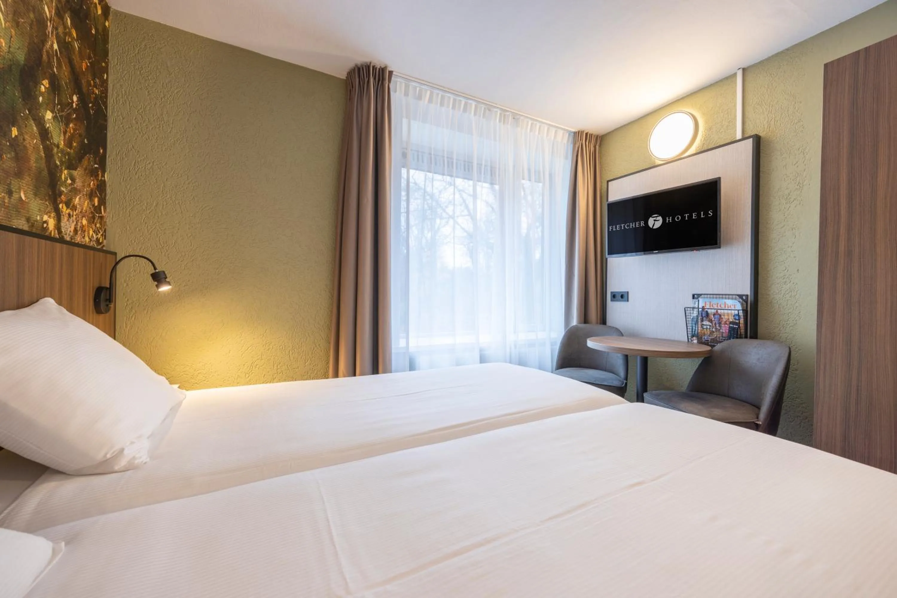 Photo of the whole room, Bed in Fletcher Hotel Apeldoorn