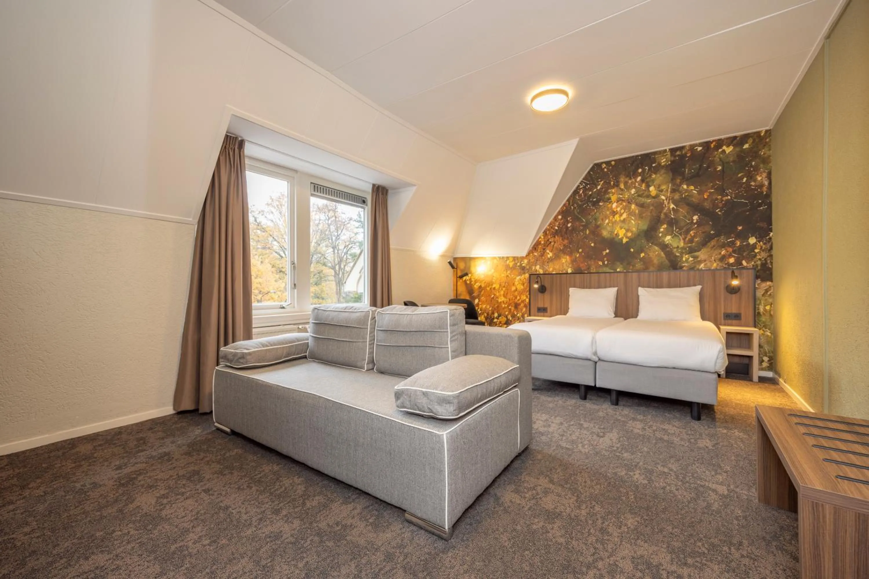 Photo of the whole room, Bed in Fletcher Hotel Apeldoorn