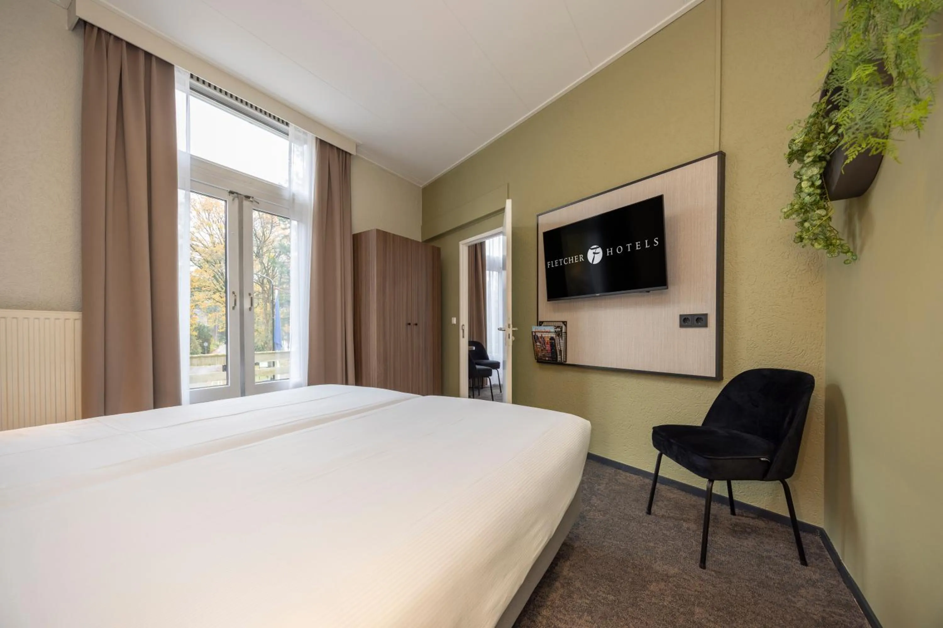 TV and multimedia, Bed in Fletcher Hotel Apeldoorn