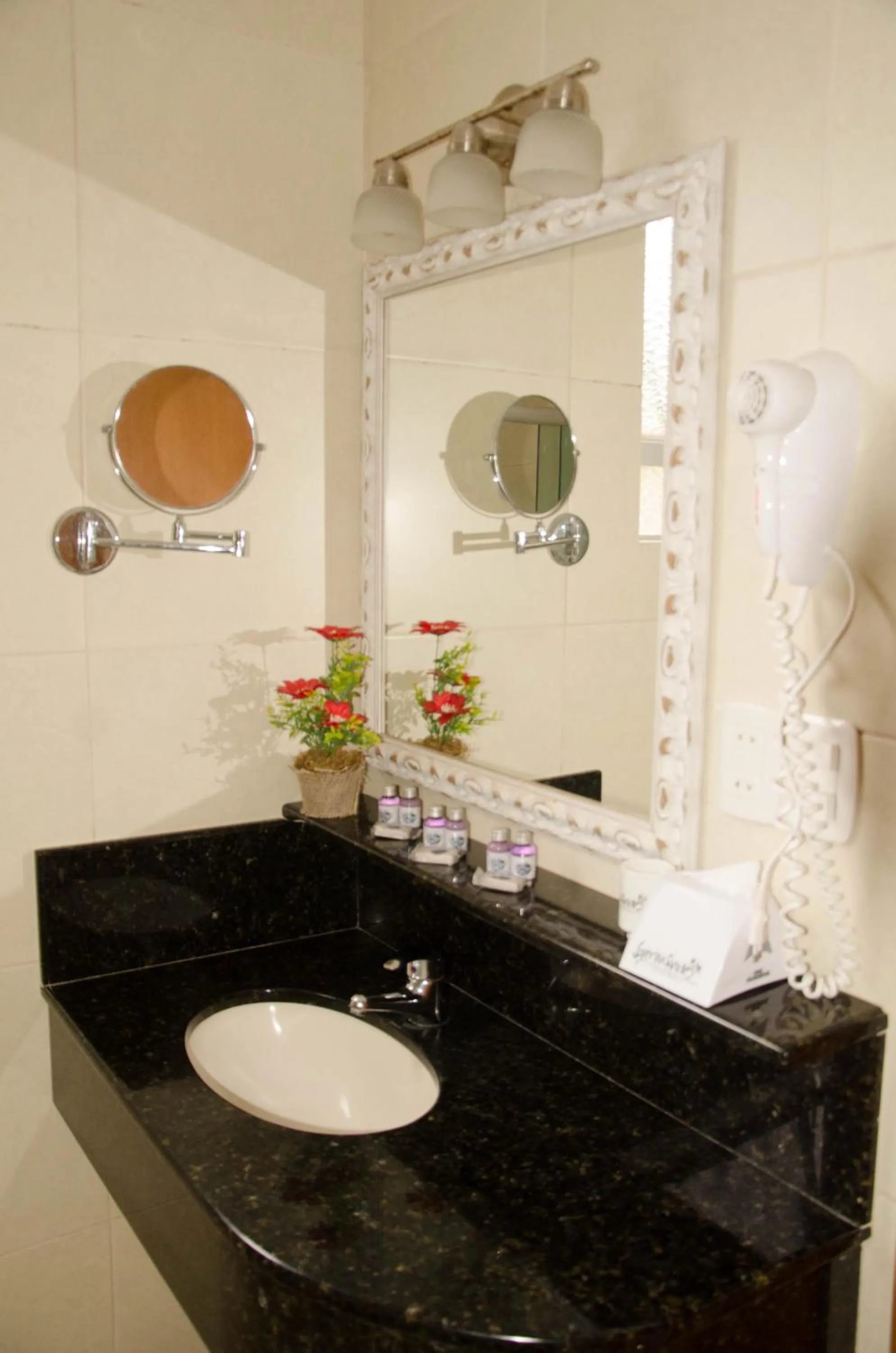 Bathroom in Germanias Blumen Hotel