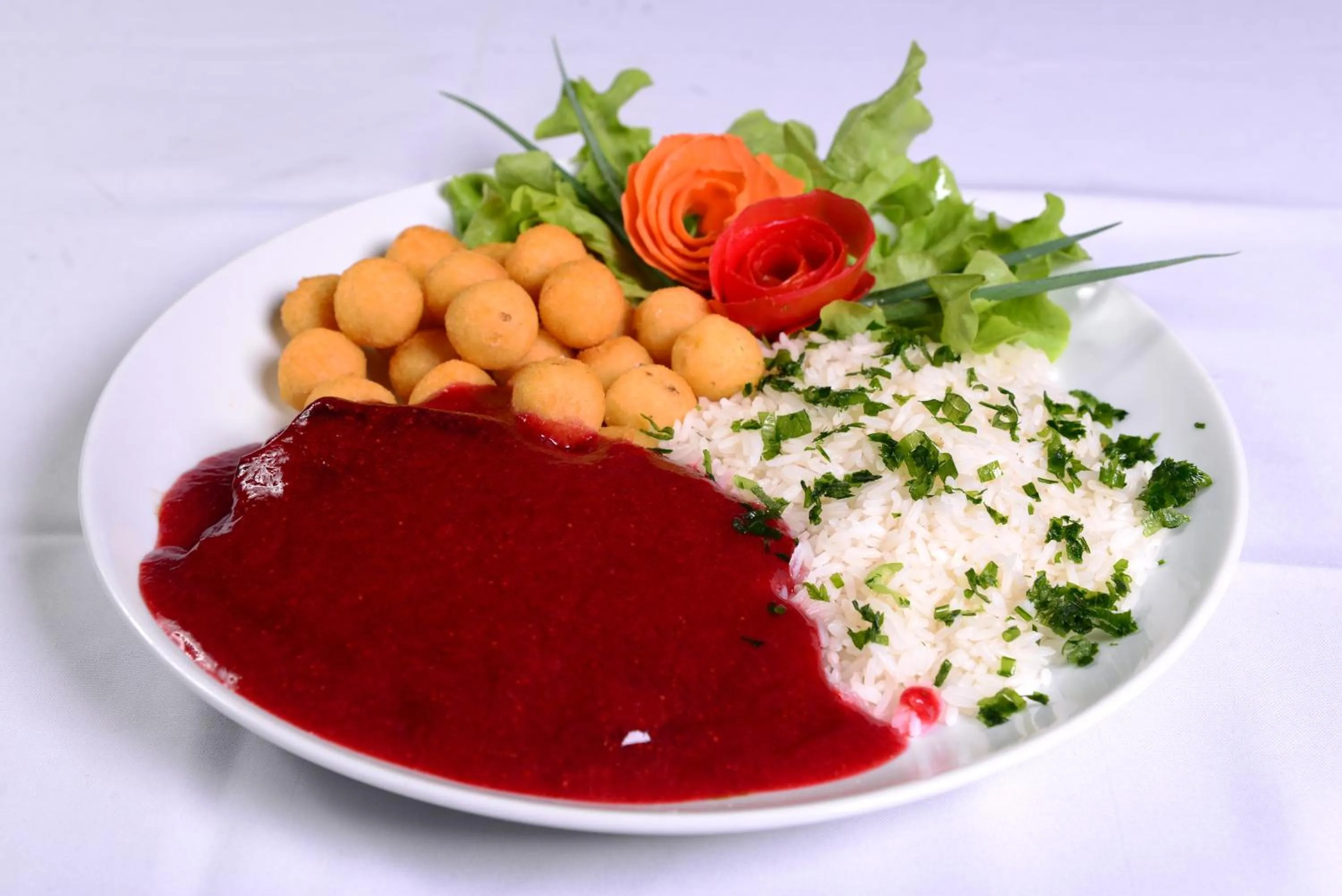 Dinner in Germanias Blumen Hotel