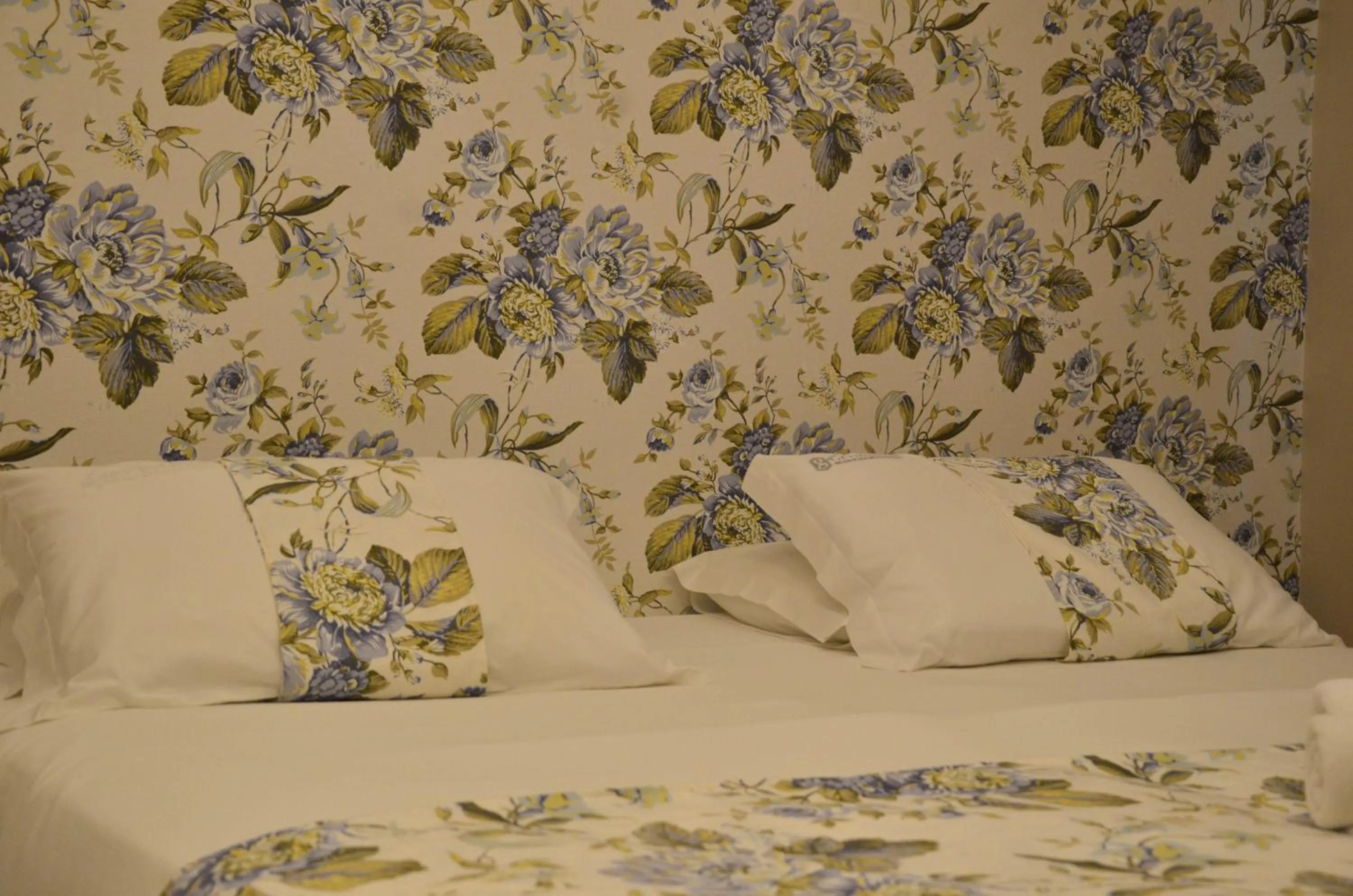 Decorative detail, Bed in Germanias Blumen Hotel