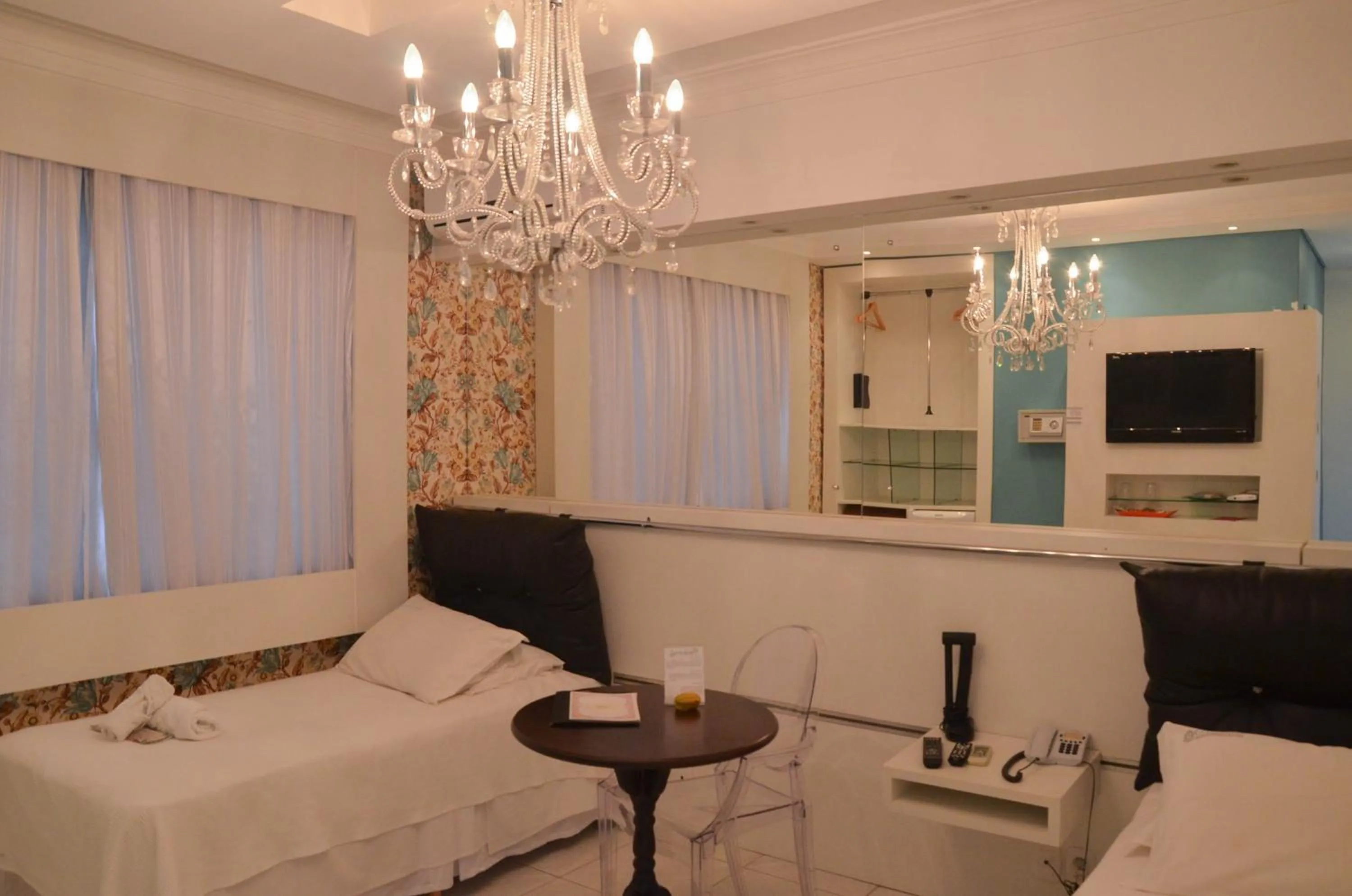 Decorative detail, Bed in Germanias Blumen Hotel