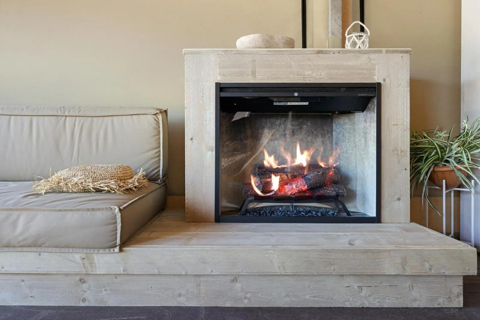 fireplace in BIG4 Ingenia Holidays Inverloch