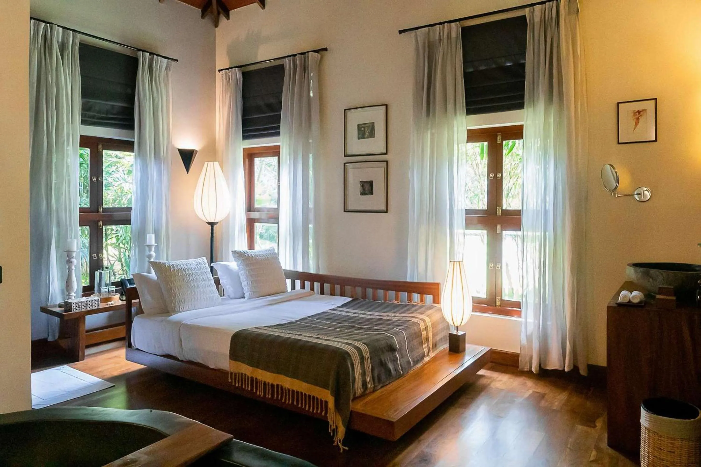 Bed in Eraeliya Villas & Gardens