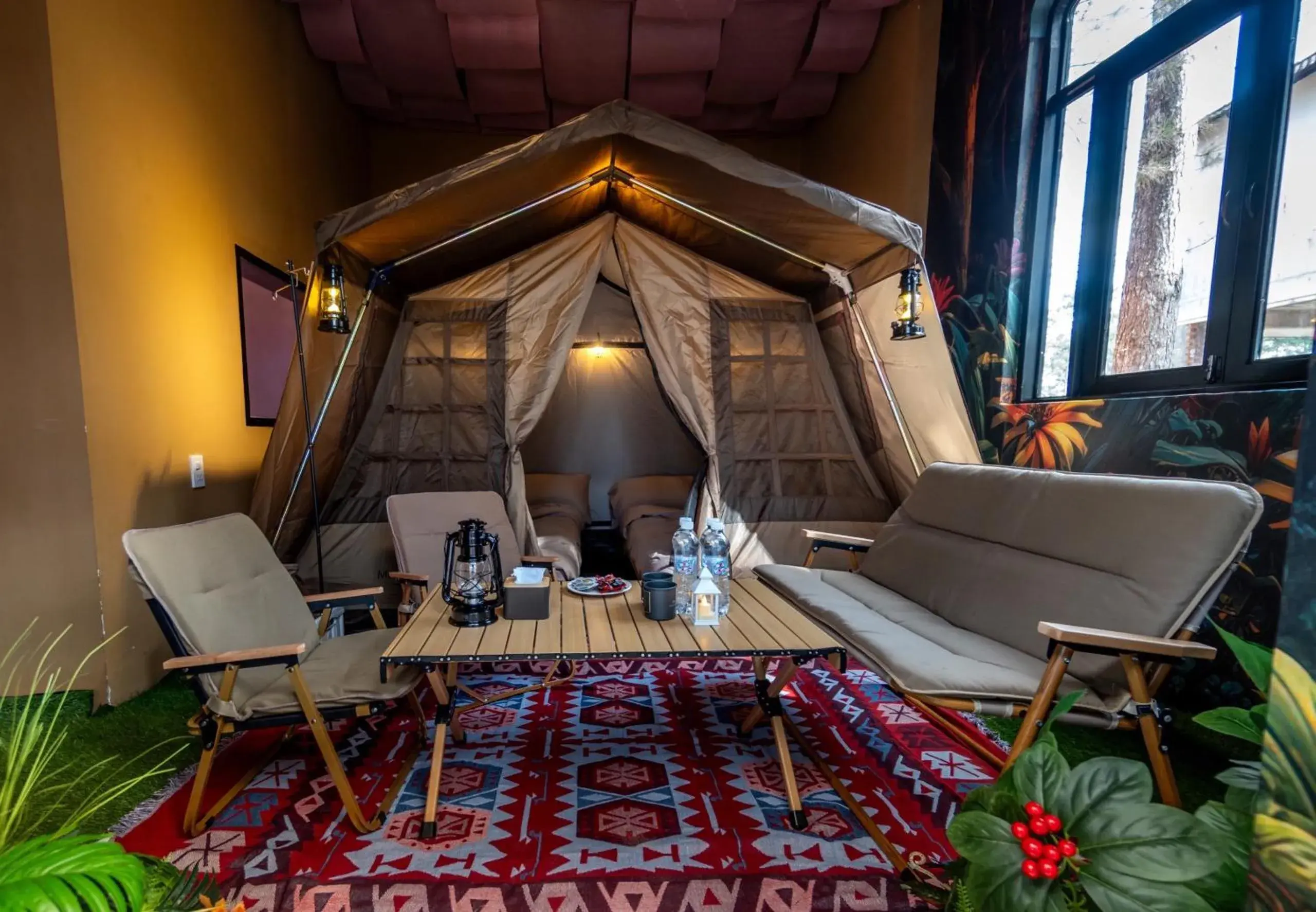 Tent in De Vivre Homestay Măng Đen Tent in De Vivre Homestay Măng Đen