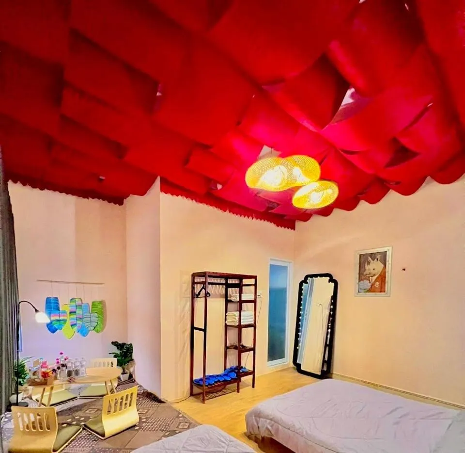 Photo of the whole room, Bed in De Vivre Homestay Măng Đen