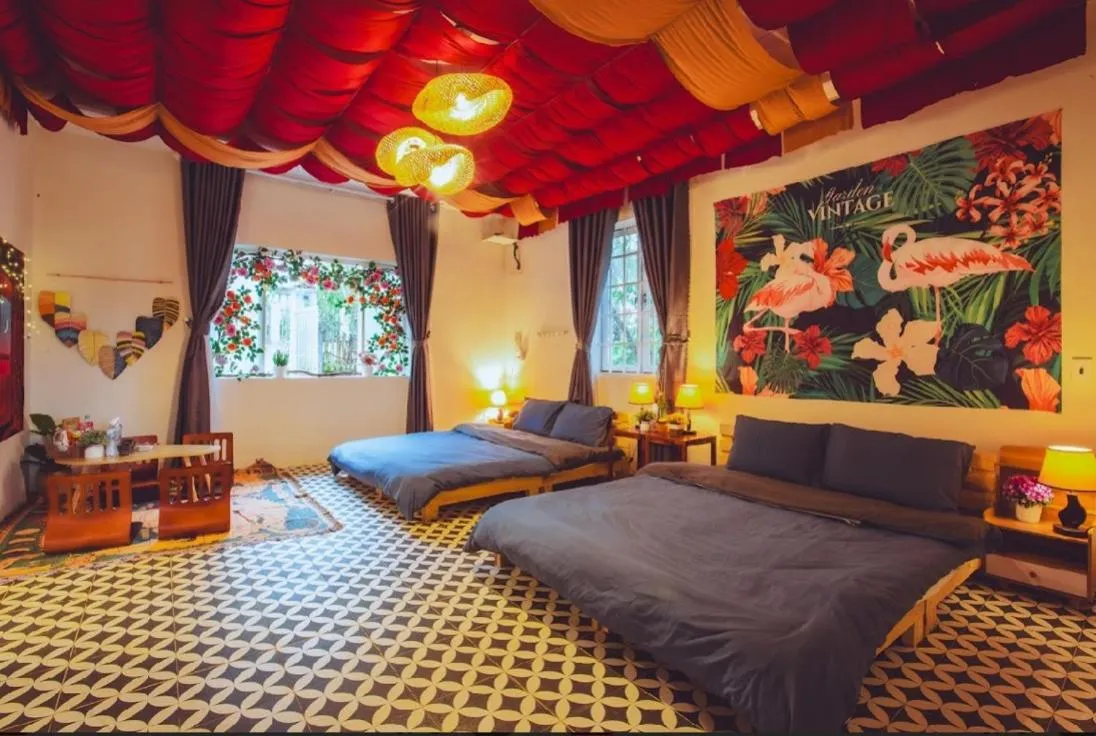 Photo of the whole room, Bed in De Vivre Homestay Măng Đen