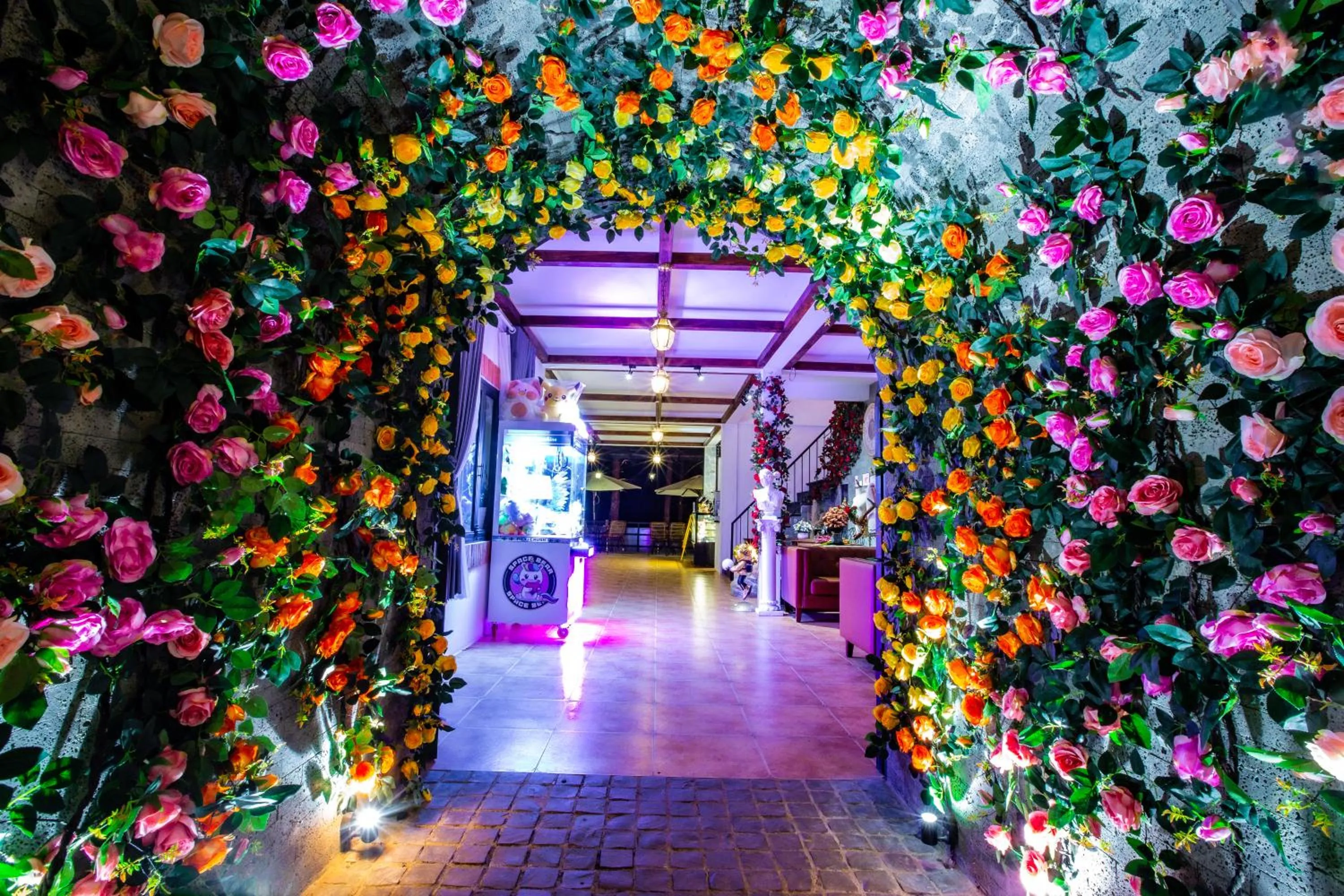 Decorative detail in De Vivre Homestay Măng Đen