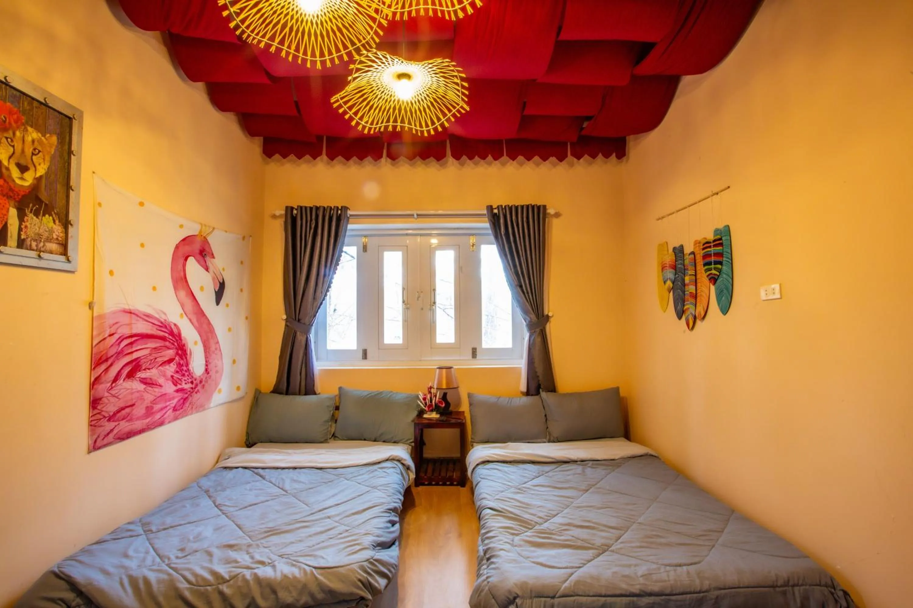 Photo of the whole room, Bed in De Vivre Homestay Măng Đen