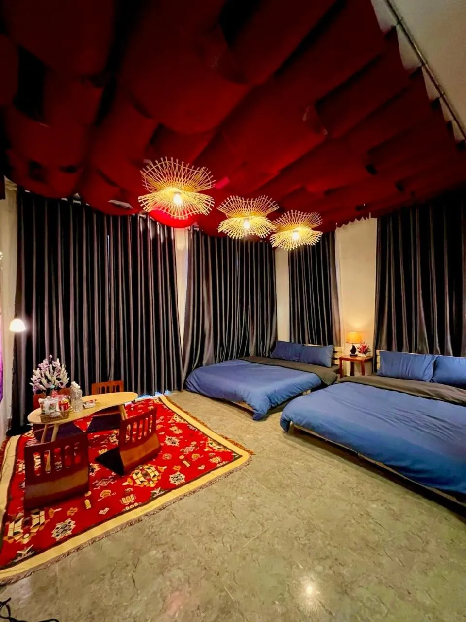 Photo of the whole room in De Vivre Homestay Măng Đen