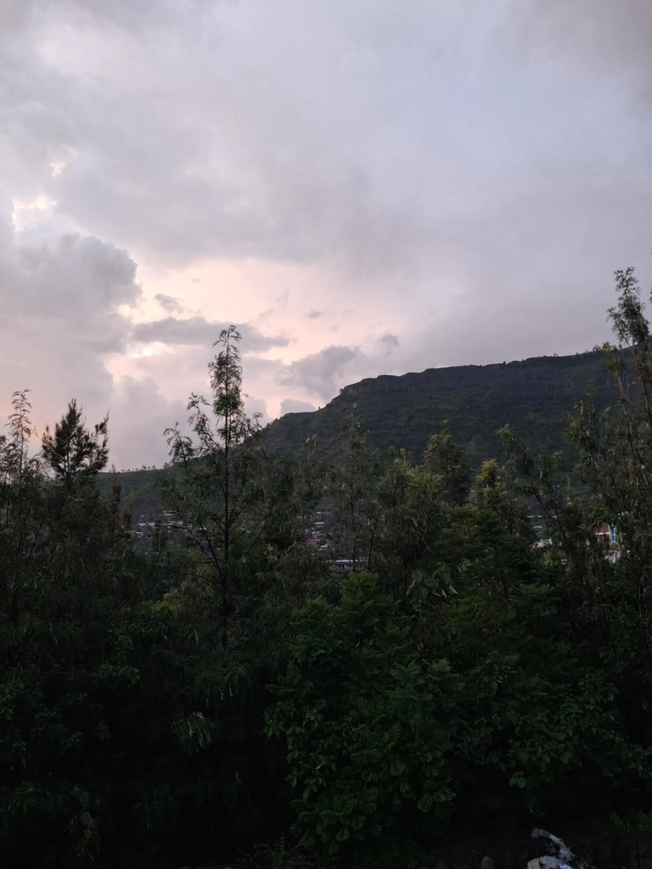 Natural landscape in Zan-Seyoum Hotel - Lalibela