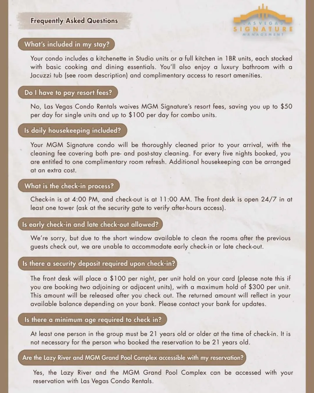 Signature 2Br3Ba F1 View Balcony Ste 34-819 and 21