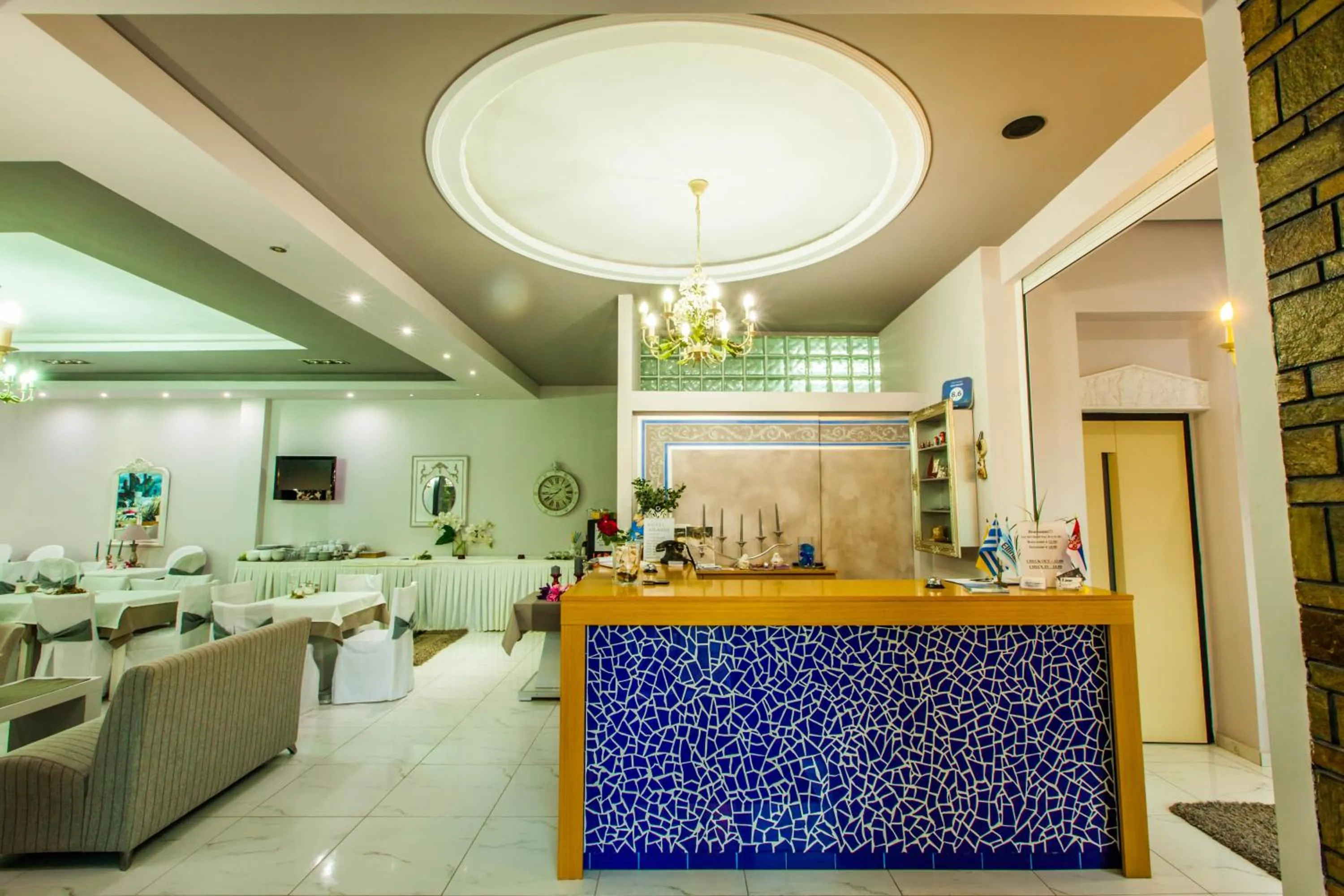 Lobby or reception in Hotel Atlantis