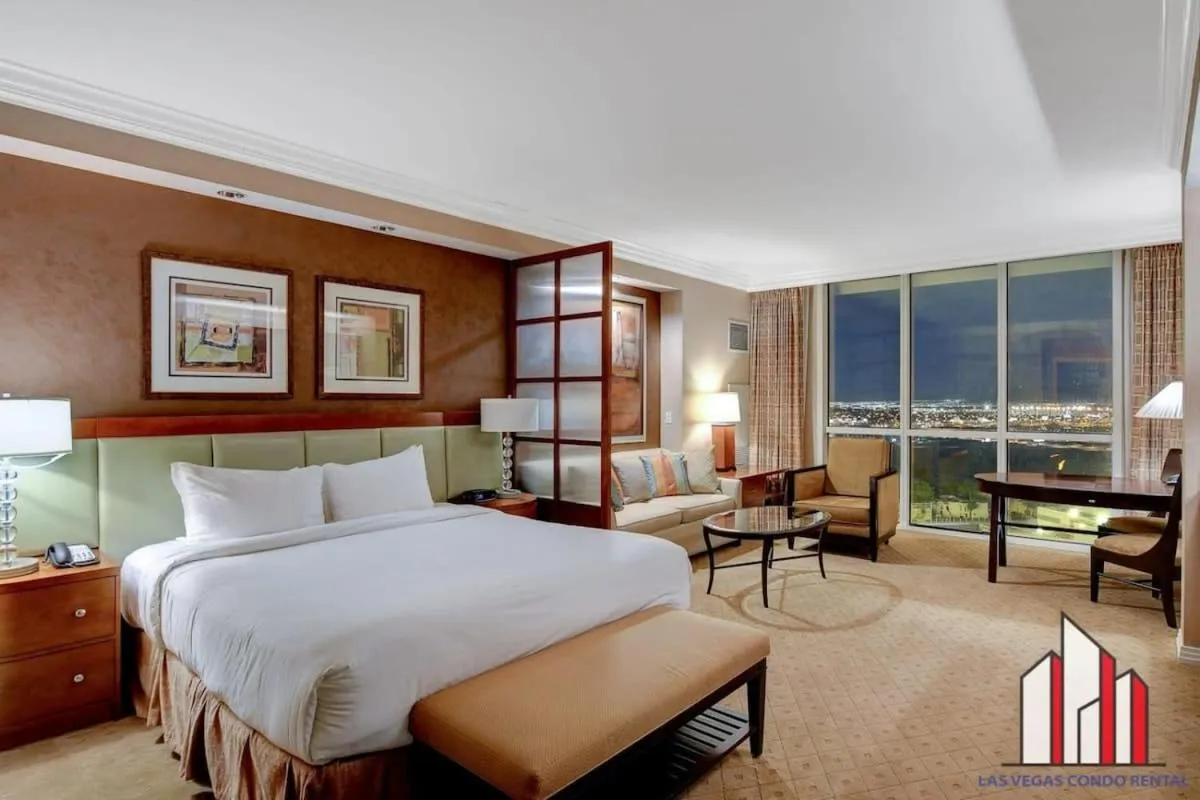 Bed in Signature 2Br3Ba balcony combo units 16-702 and 04