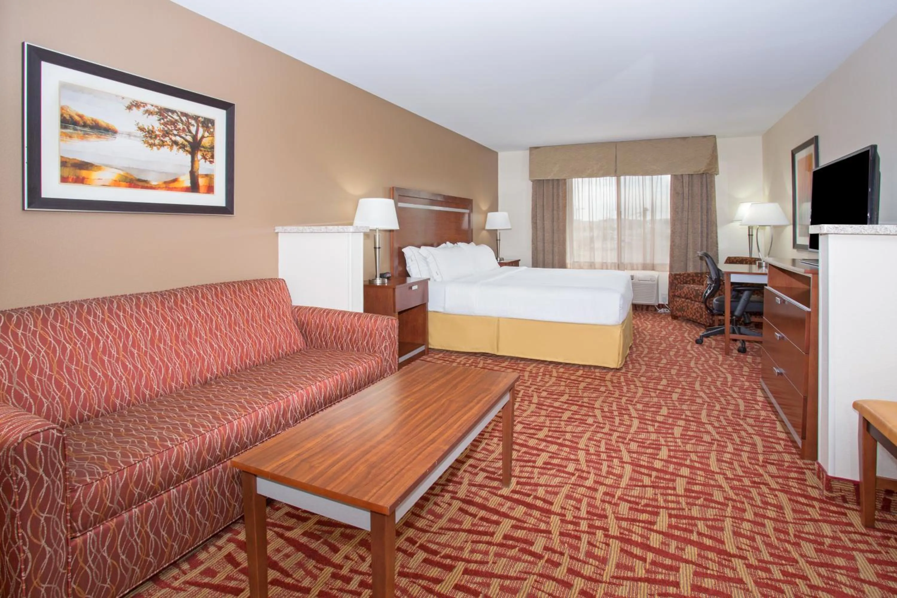 Photo of the whole room, Bed in Holiday Inn Express & Suites Glendive by IHG