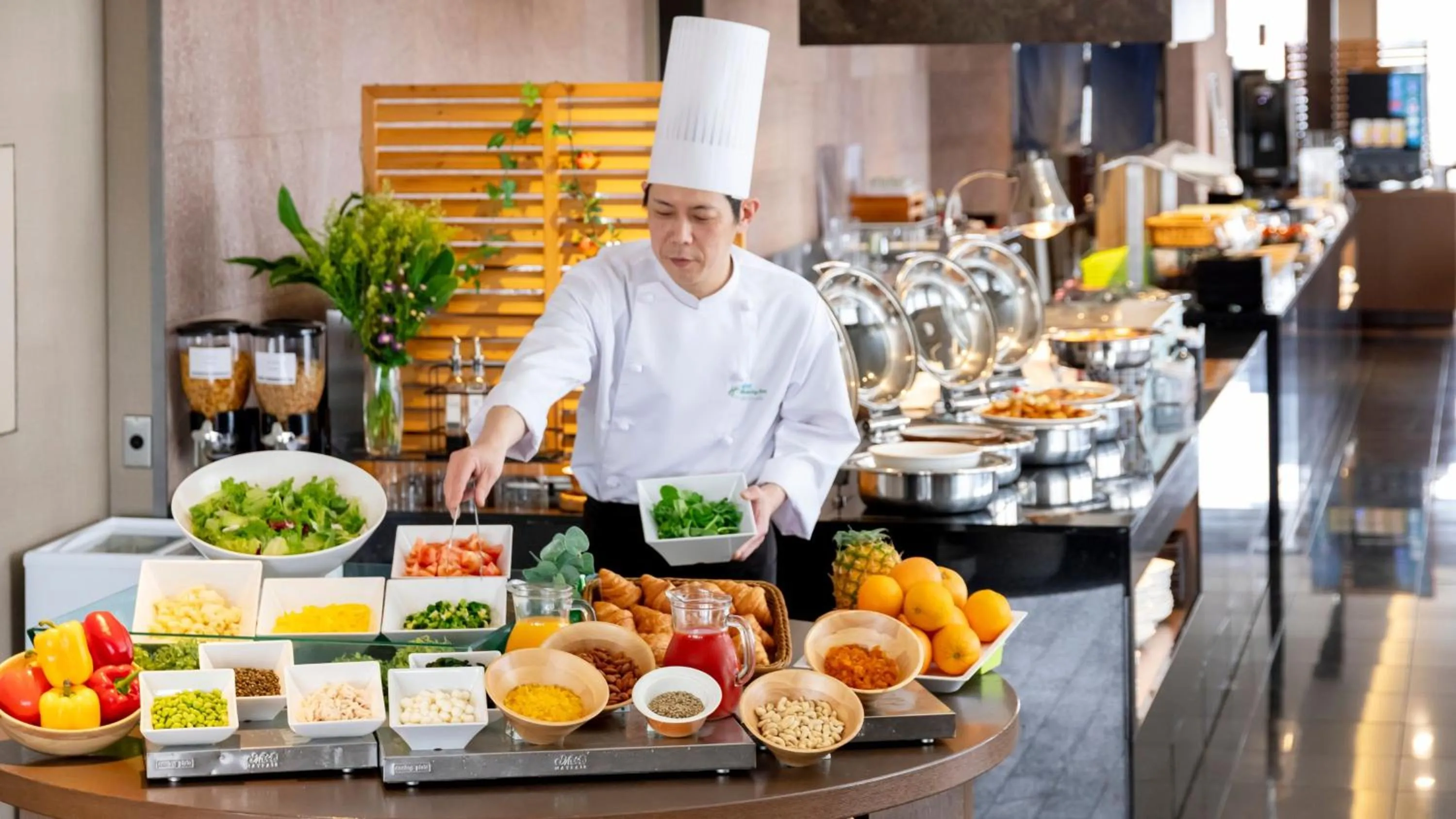 Breakfast in ANA Holiday Inn Kanazawa Sky by IHG