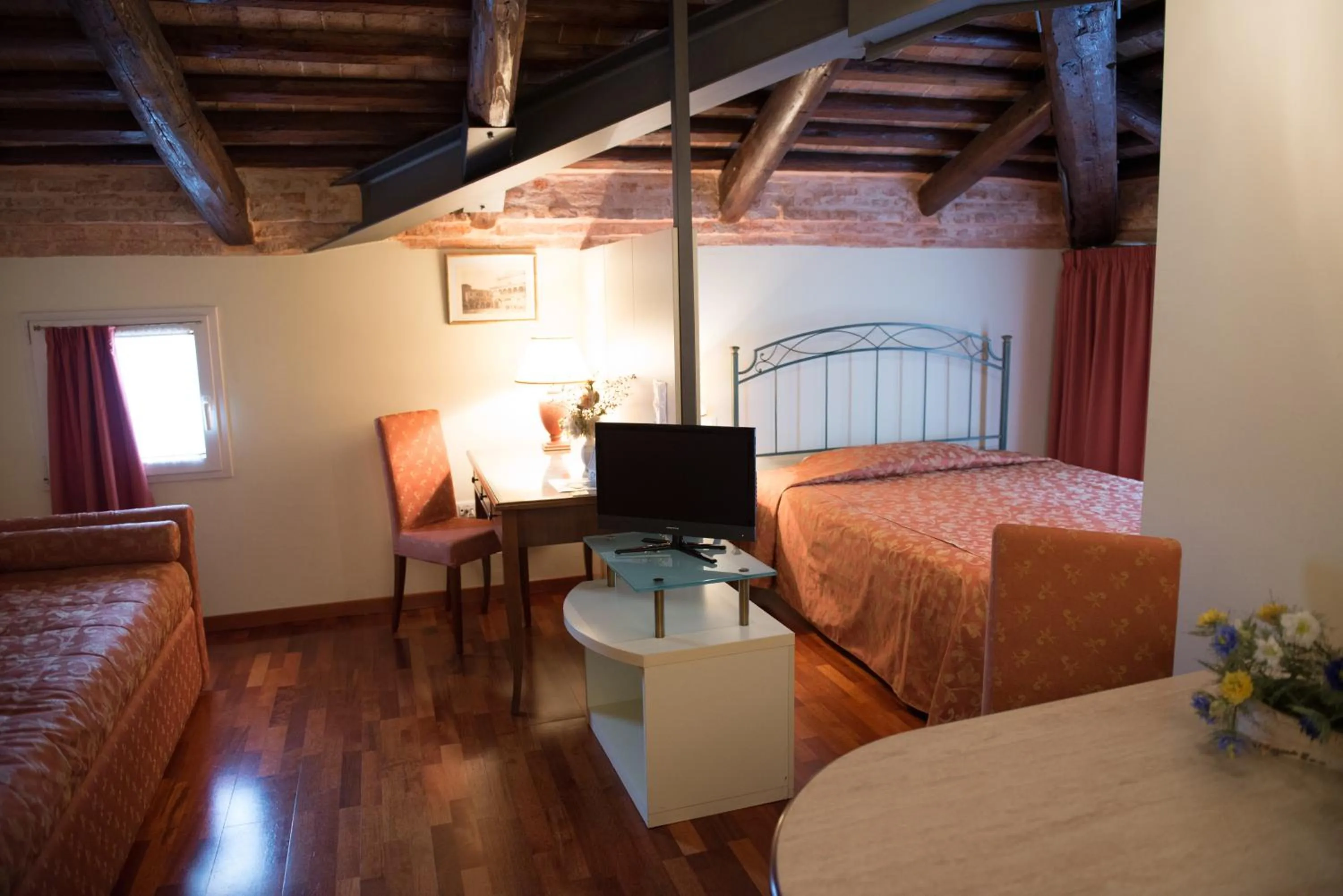 Living room, Bed in Residence Bertolini