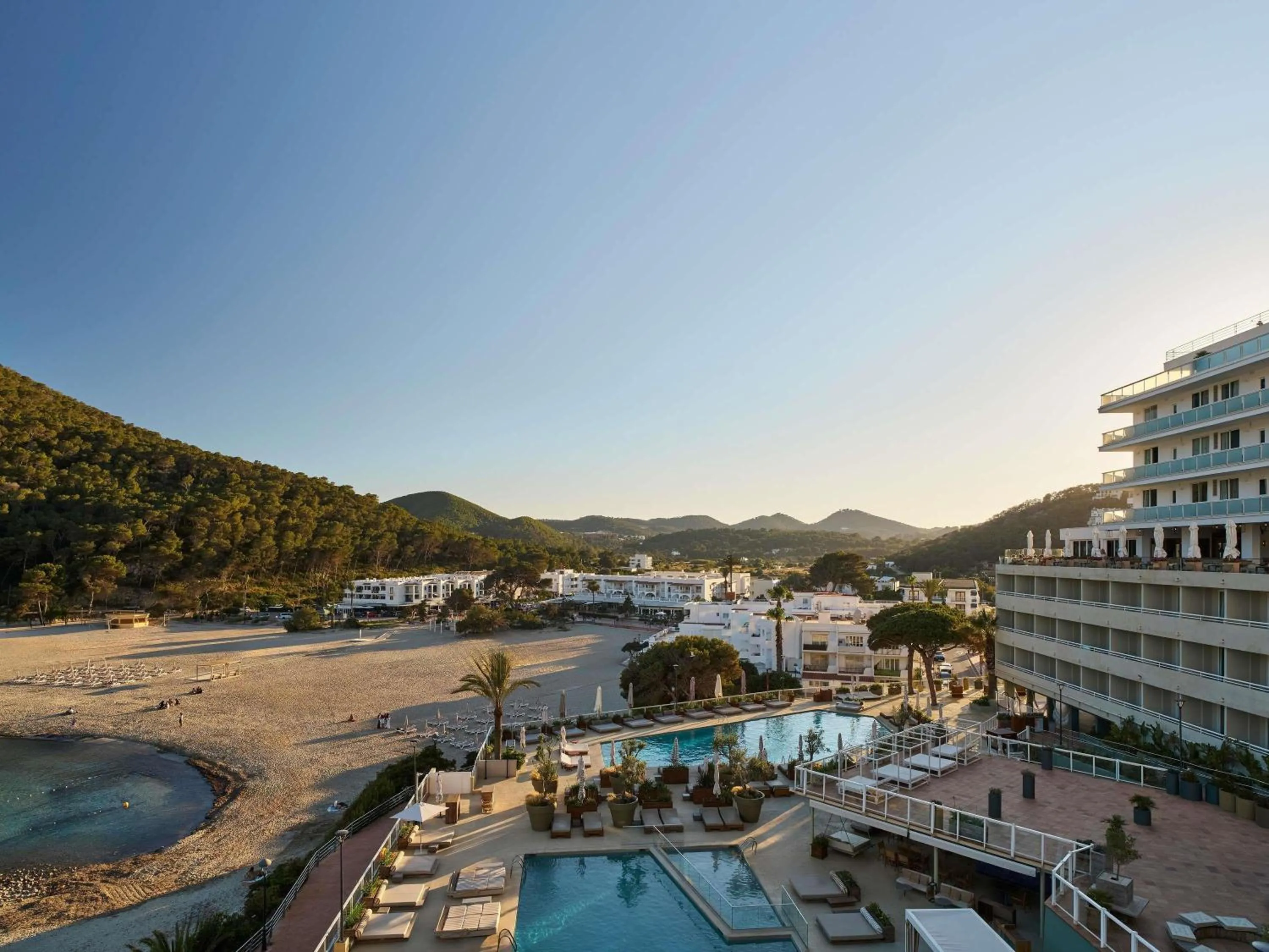 Bedroom in Mondrian Ibiza