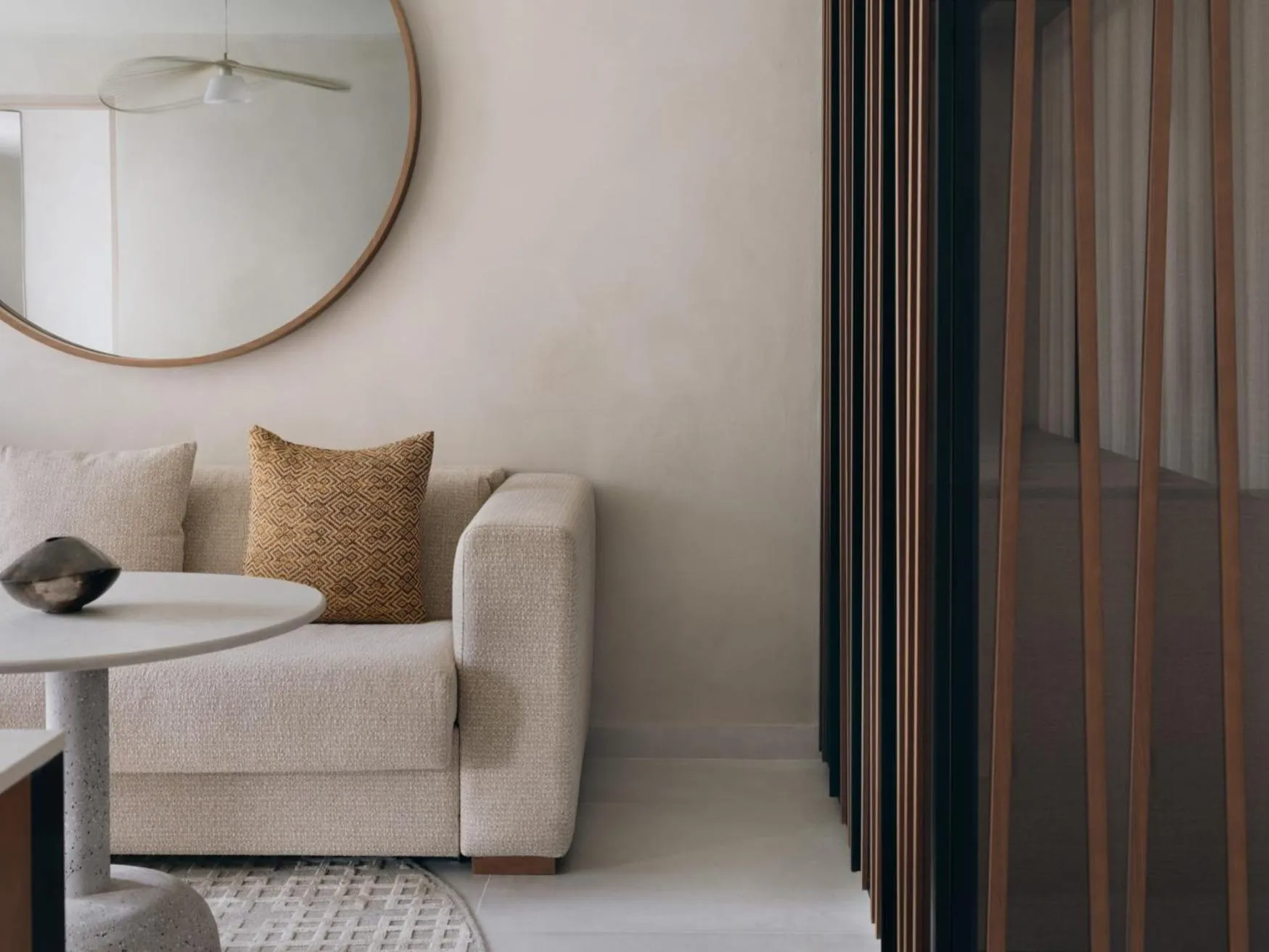 Living room in Mondrian Ibiza