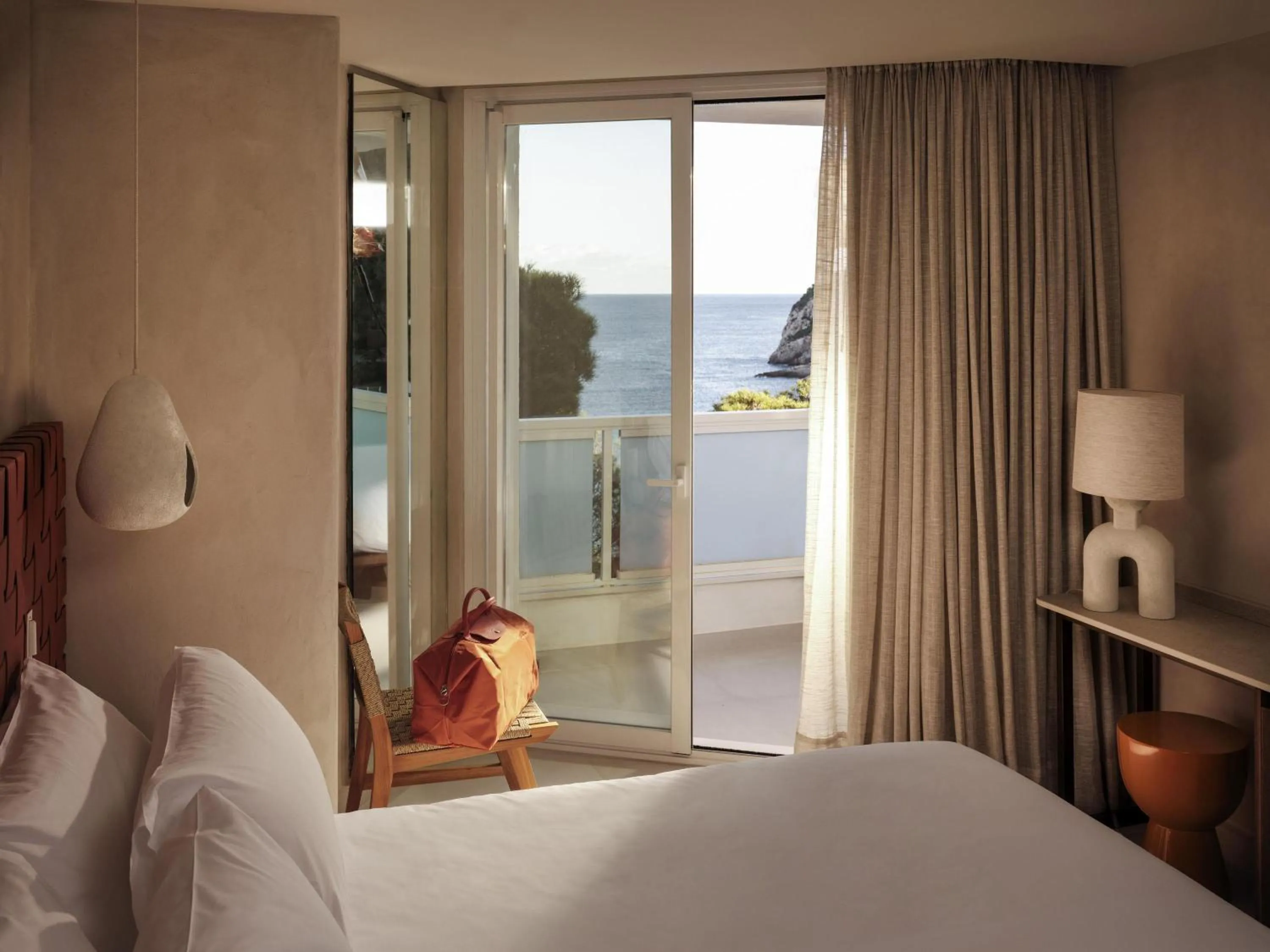 Bedroom, Bed in Mondrian Beach Lifestyle Resort By Accor