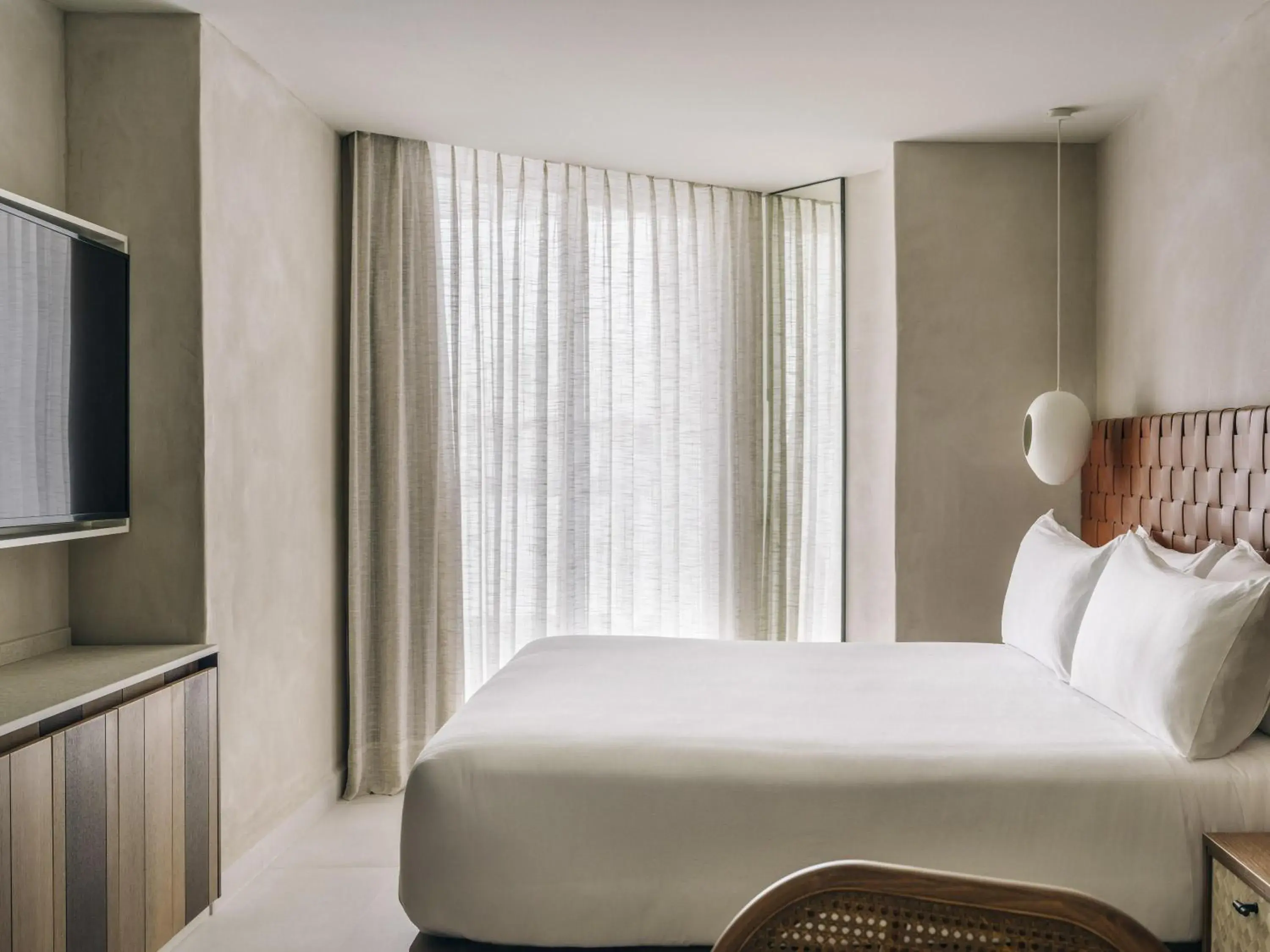 Deluxe King Room - Mobility Accessible in Mondrian Ibiza Deluxe King Room - Mobility Accessible in Mondrian Ibiza