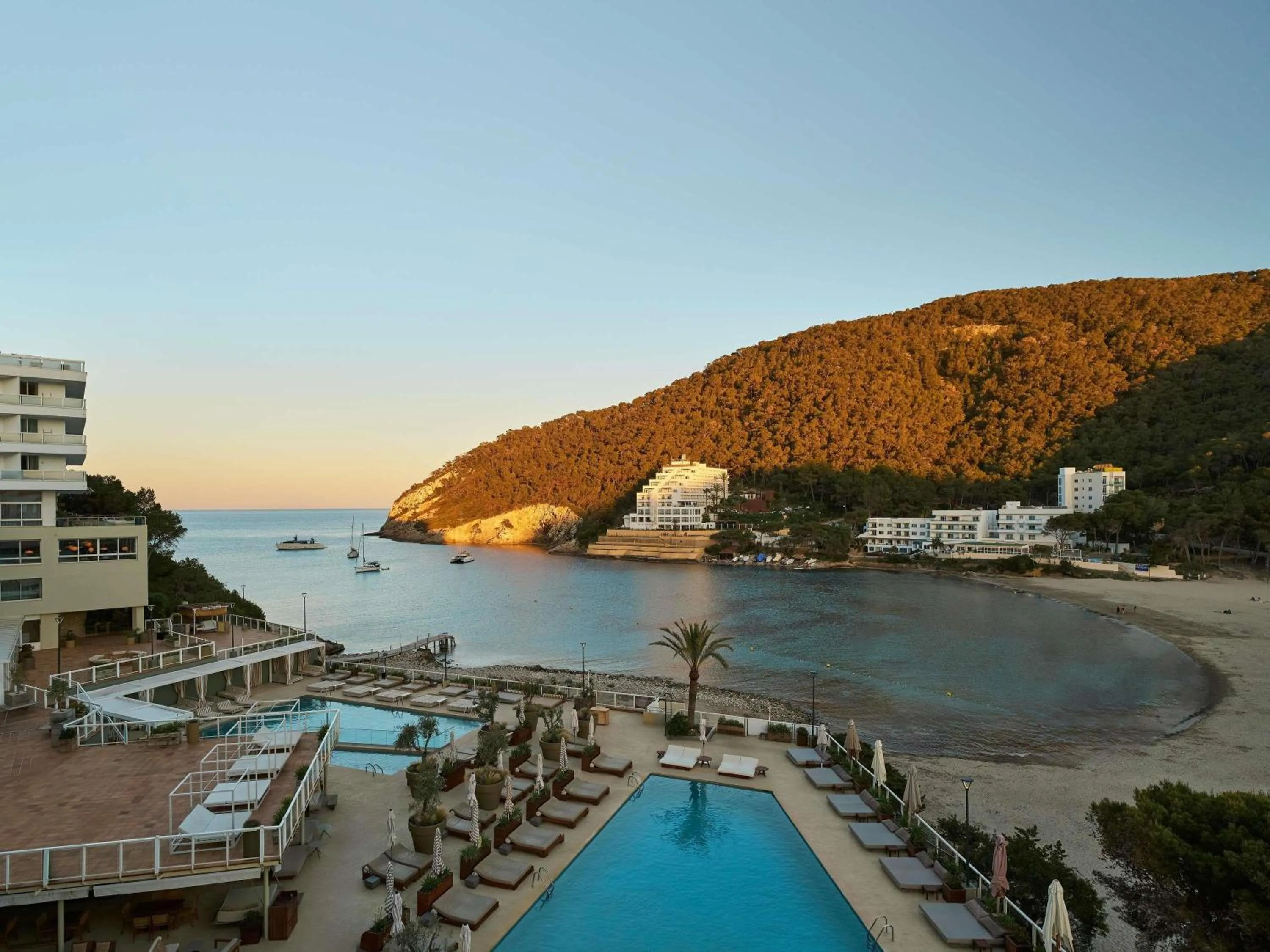 Pool view in Mondrian Ibiza