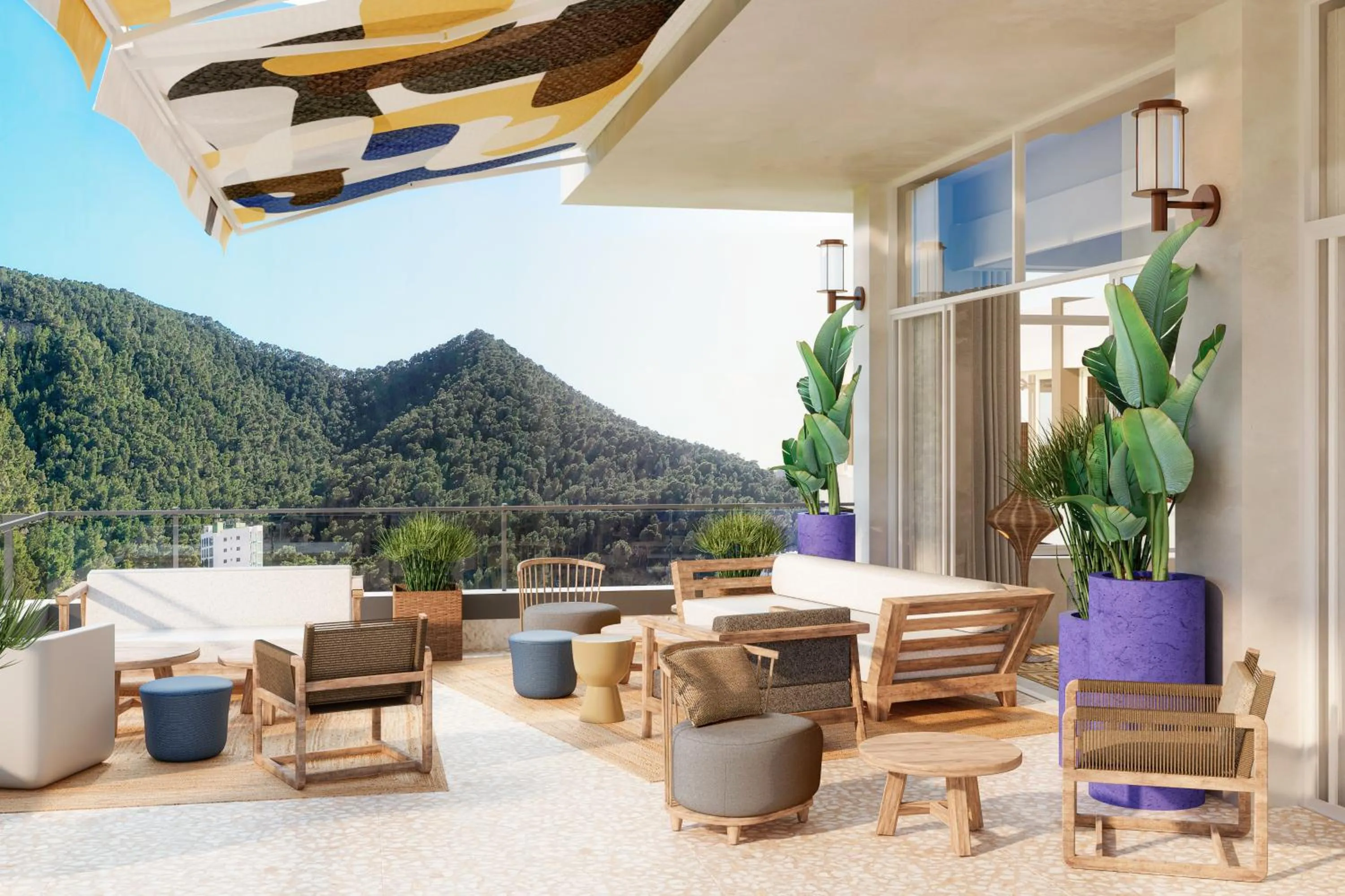 Lobby or reception in Mondrian Ibiza