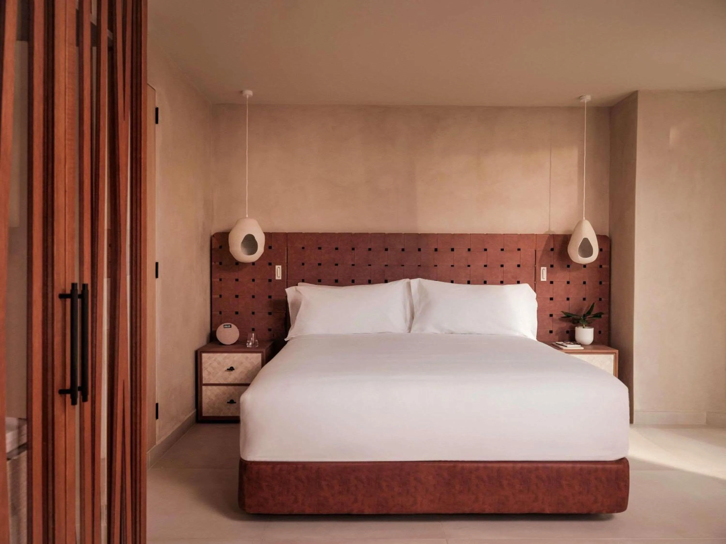 Bedroom, Bed in Mondrian Beach Lifestyle Resort By Accor