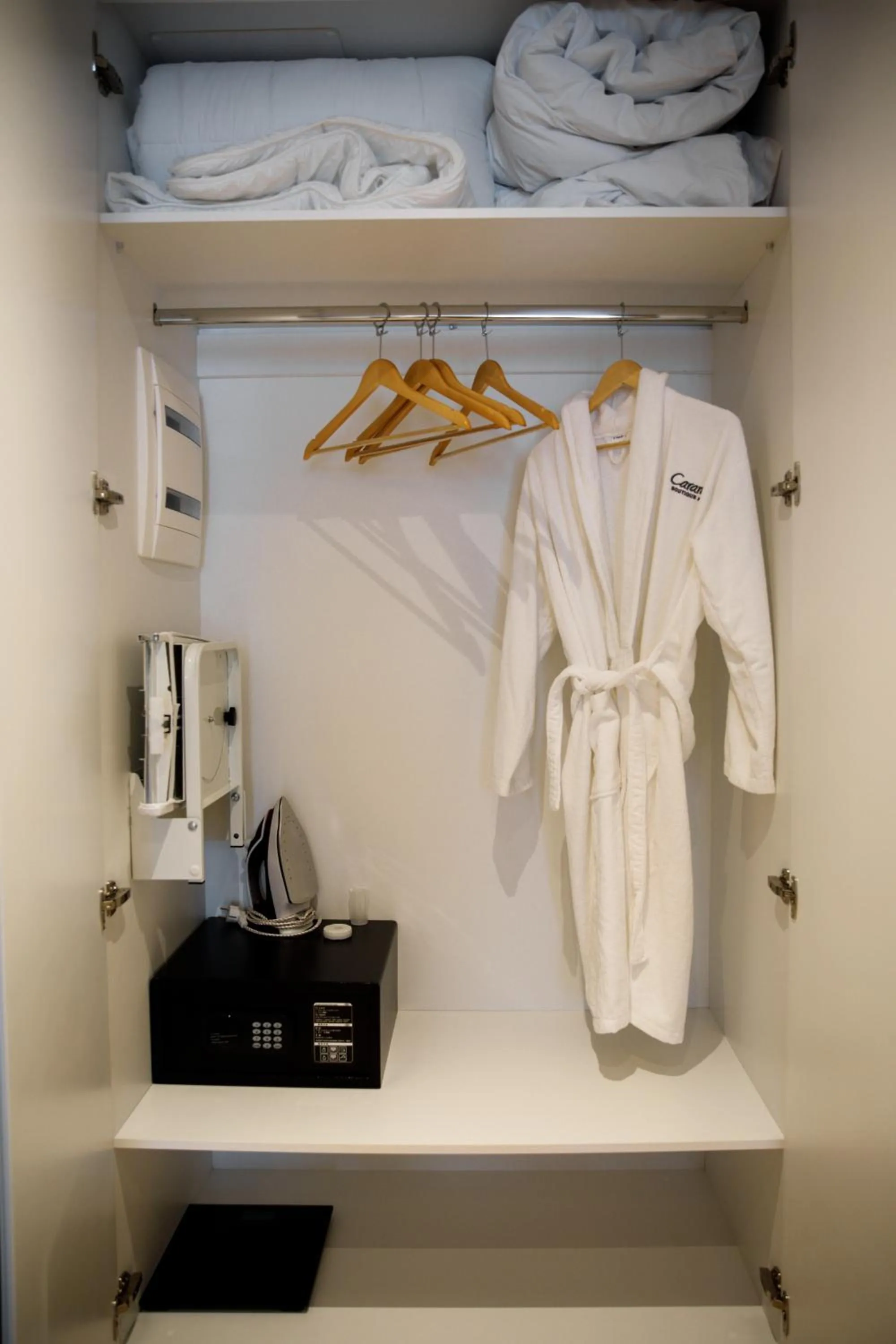 wardrobe in Caramel Boutique Hotel