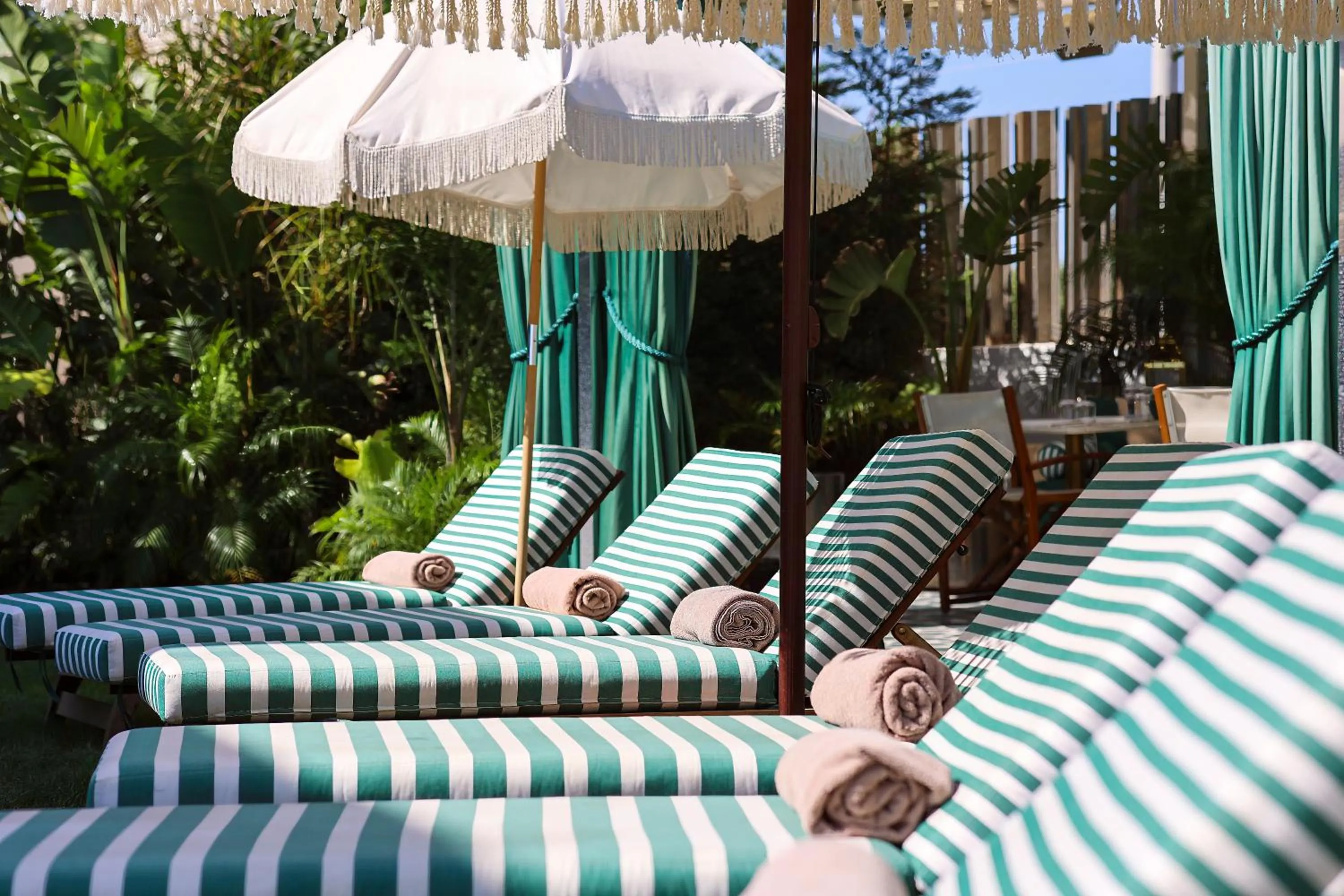 sunbed in Voger Alaçatı Prive