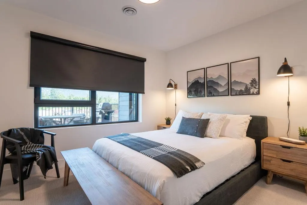 Bed in Ghost Peak by Revelstoke Vacations