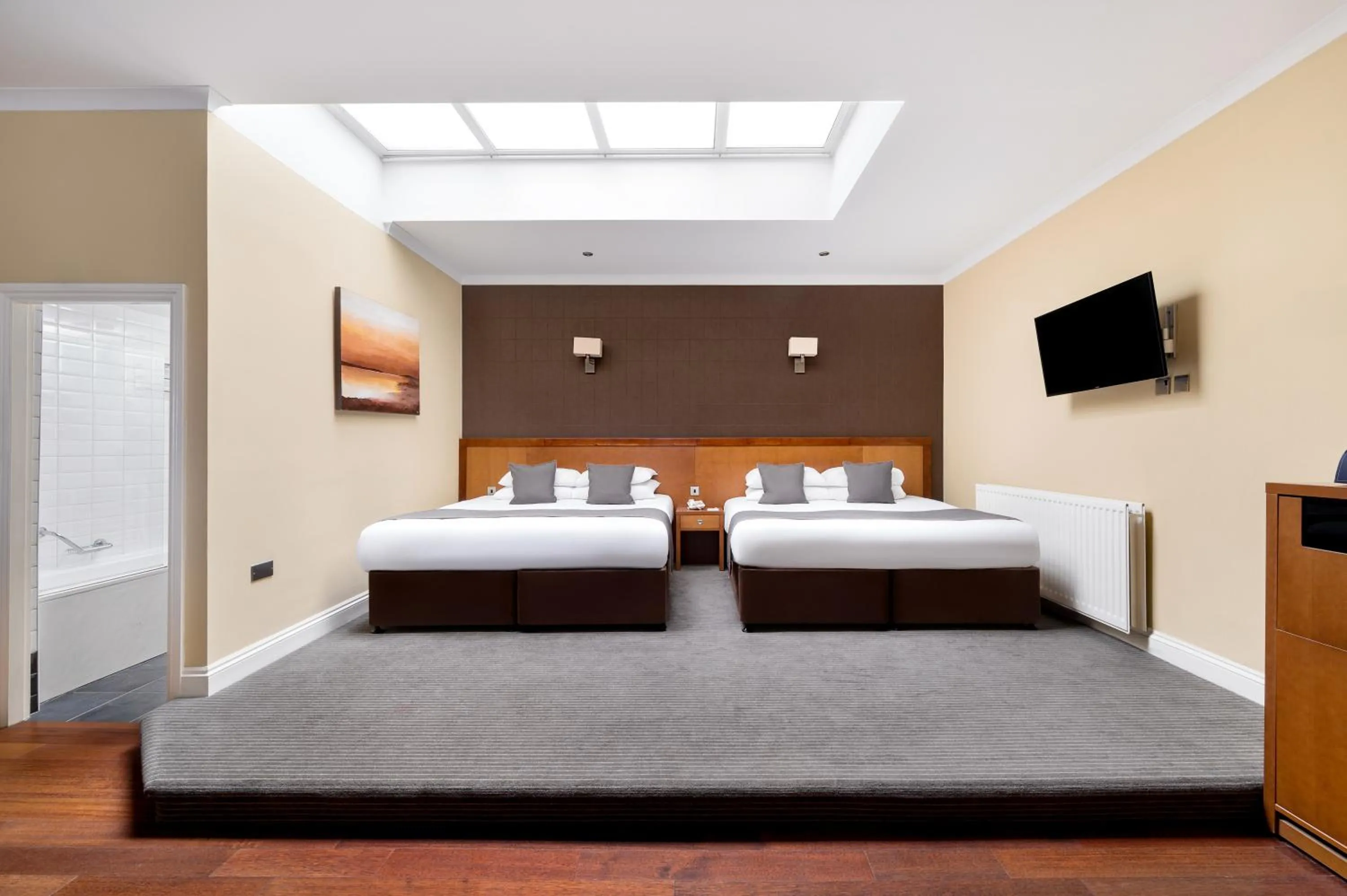 Bedroom, Bed in Royal Station Hotel- Part of the Cairn Collection