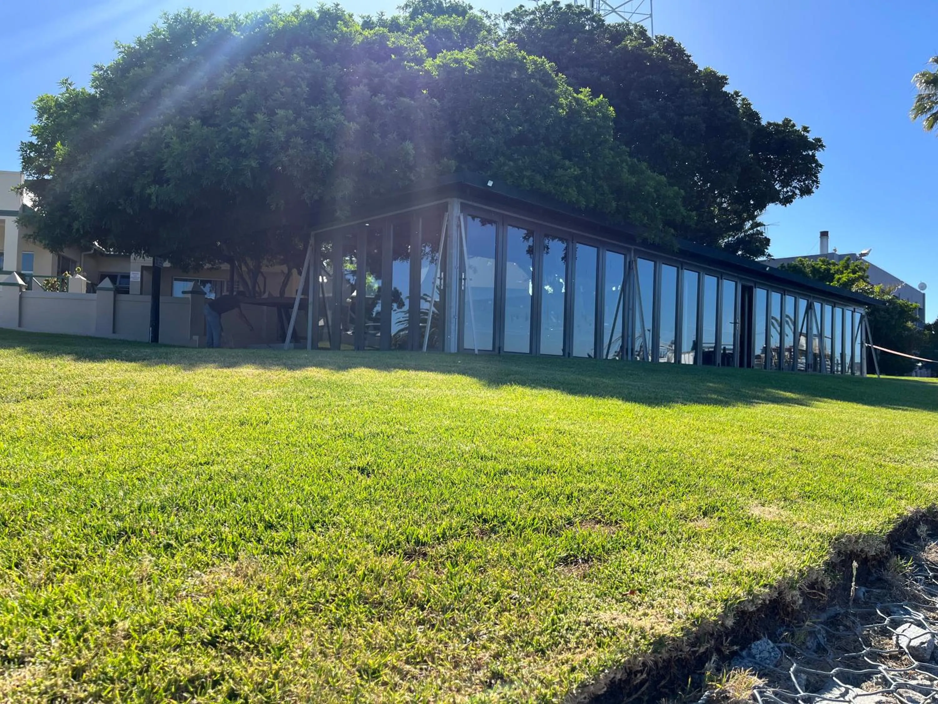 Garden view in Laaiplek Hotel