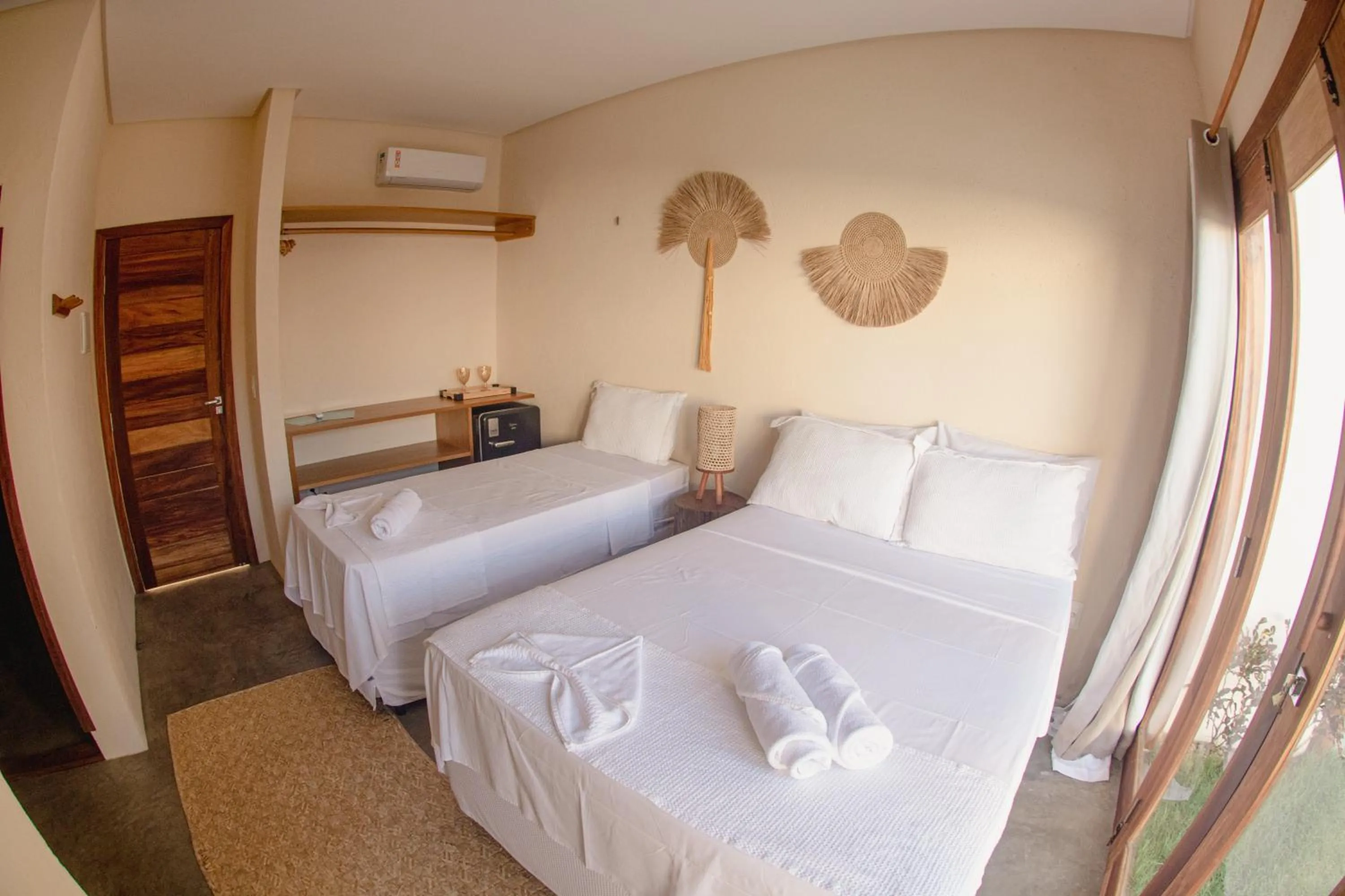 Bedroom, Bed in Pousada Veleiro Kite Preá