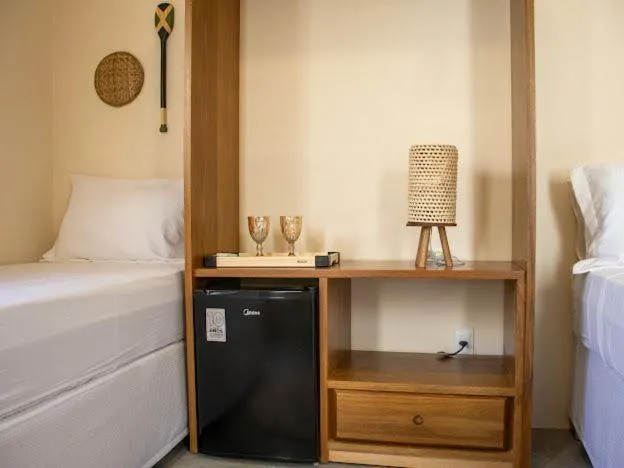 Photo of the whole room, Bed in Pousada Veleiro Kite Preá