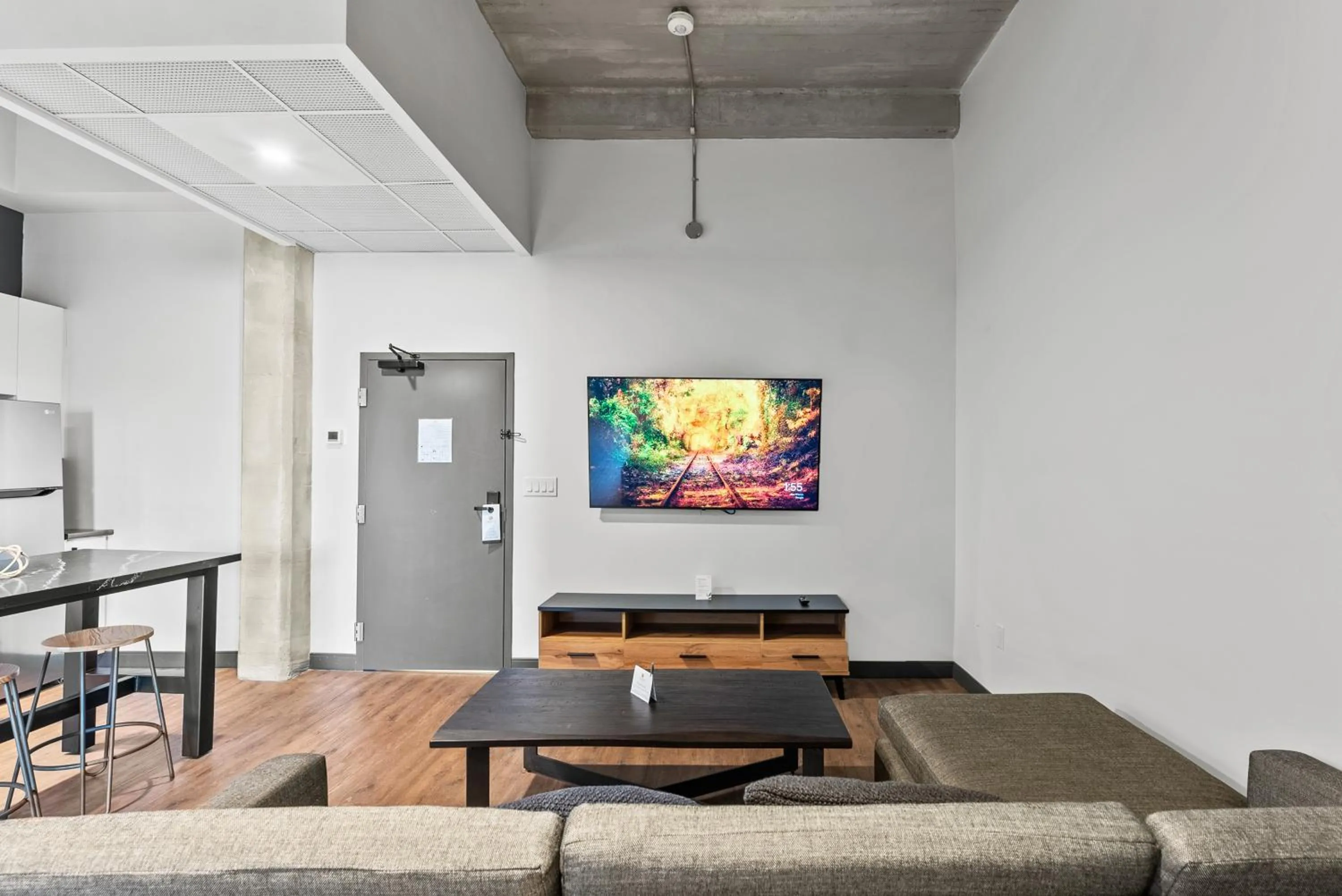 Living room in Cannery Lofts Niagara