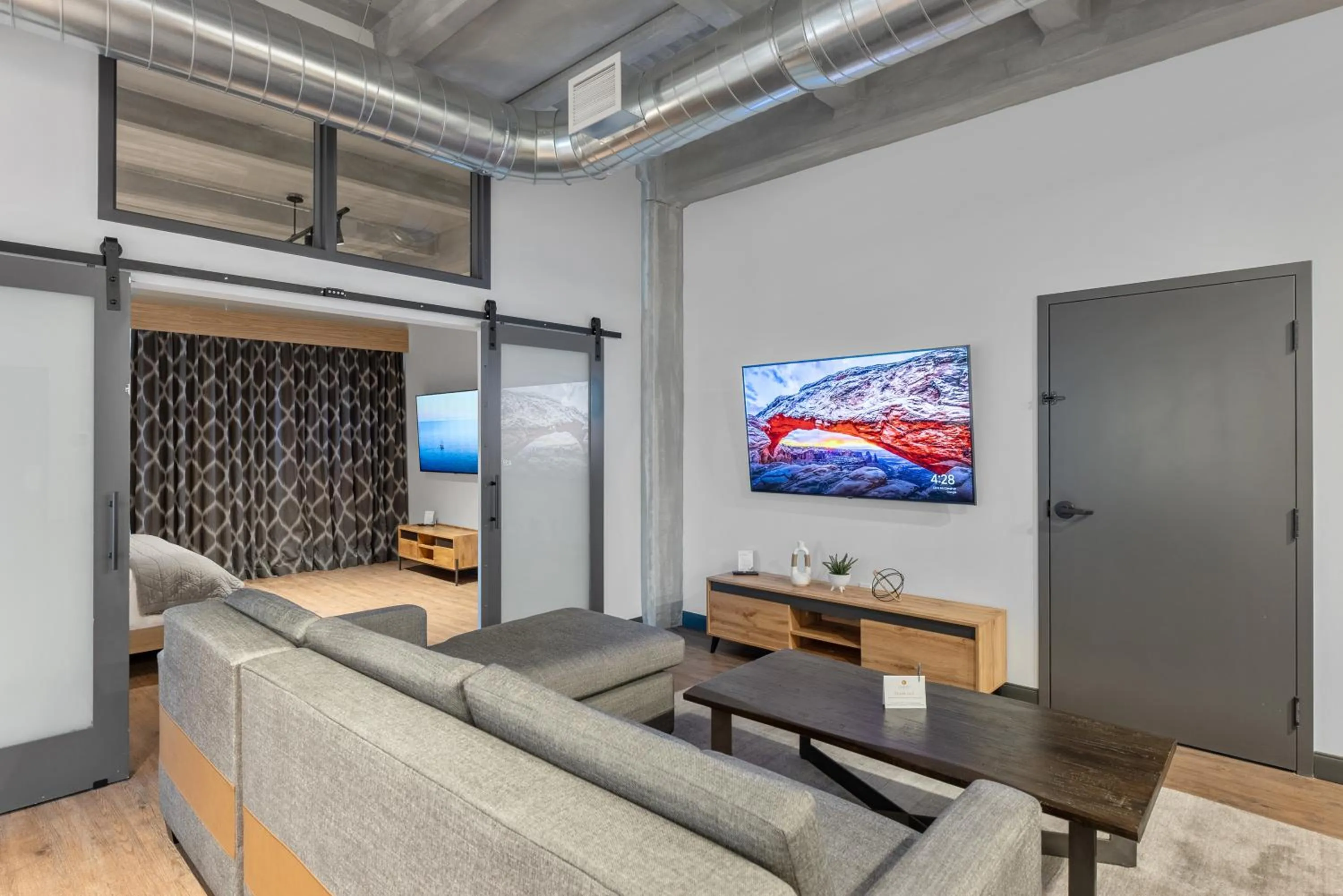 Living room in Cannery Lofts Niagara