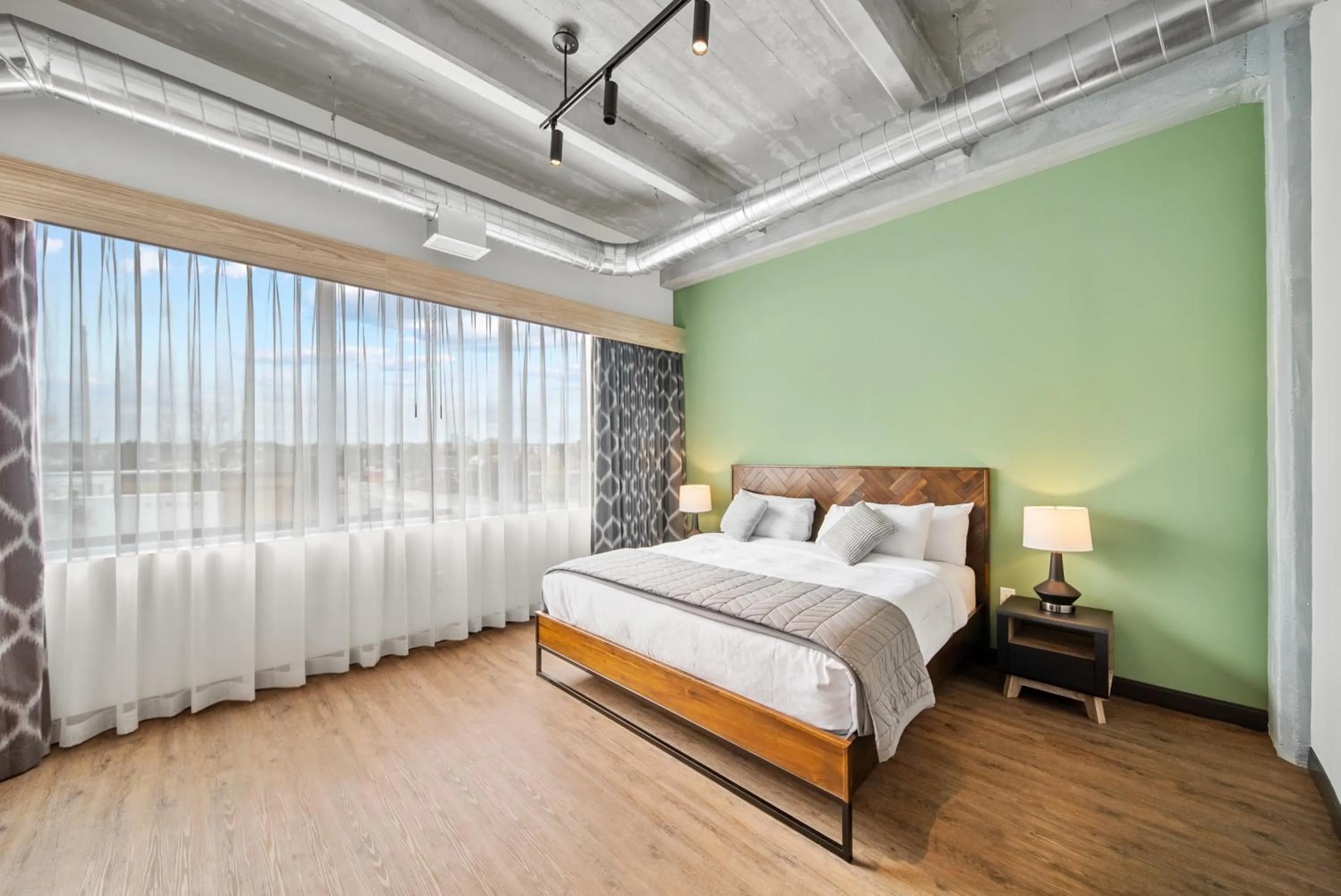 Bedroom, Bed in Cannery Lofts Niagara