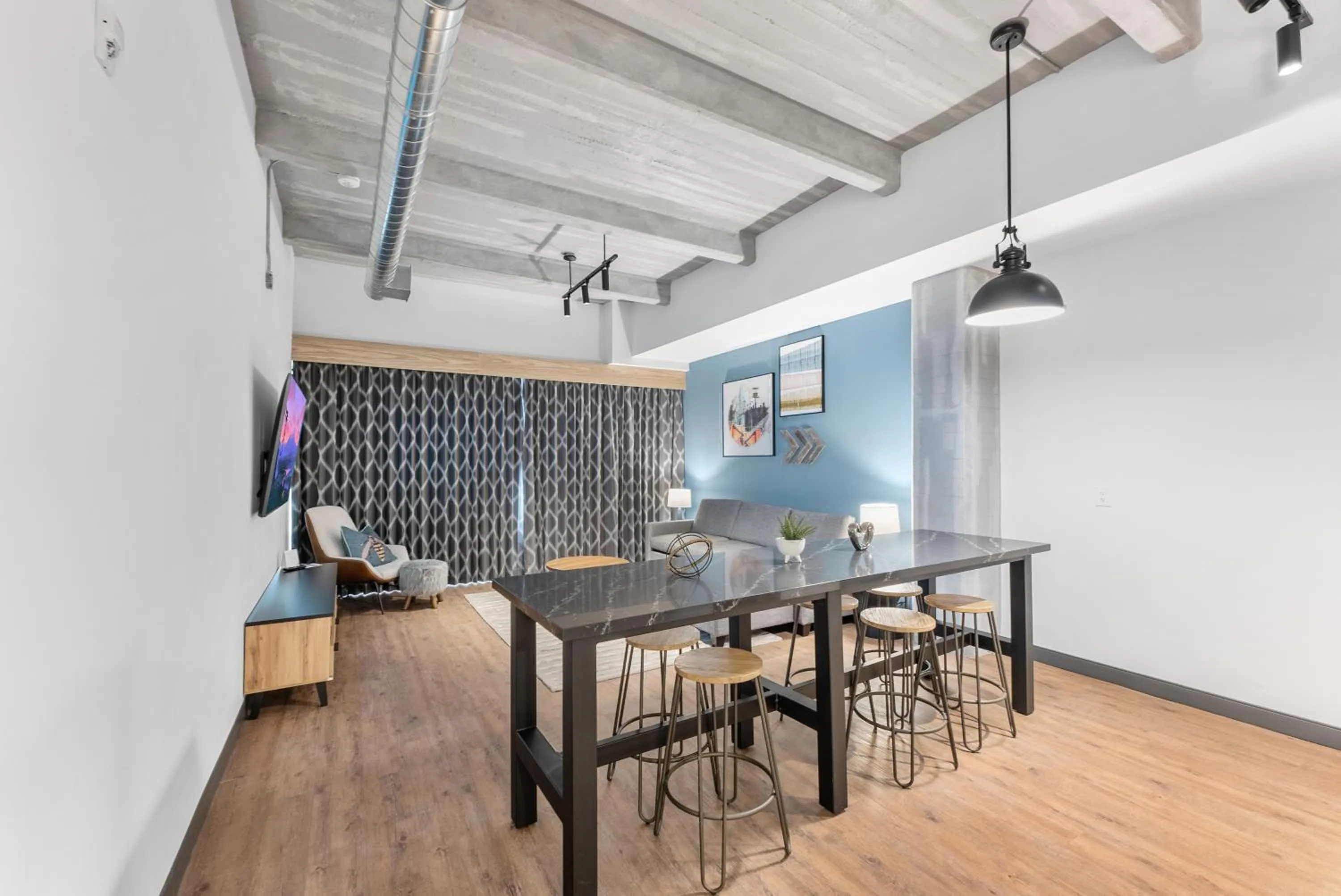 Living room in Cannery Lofts Niagara