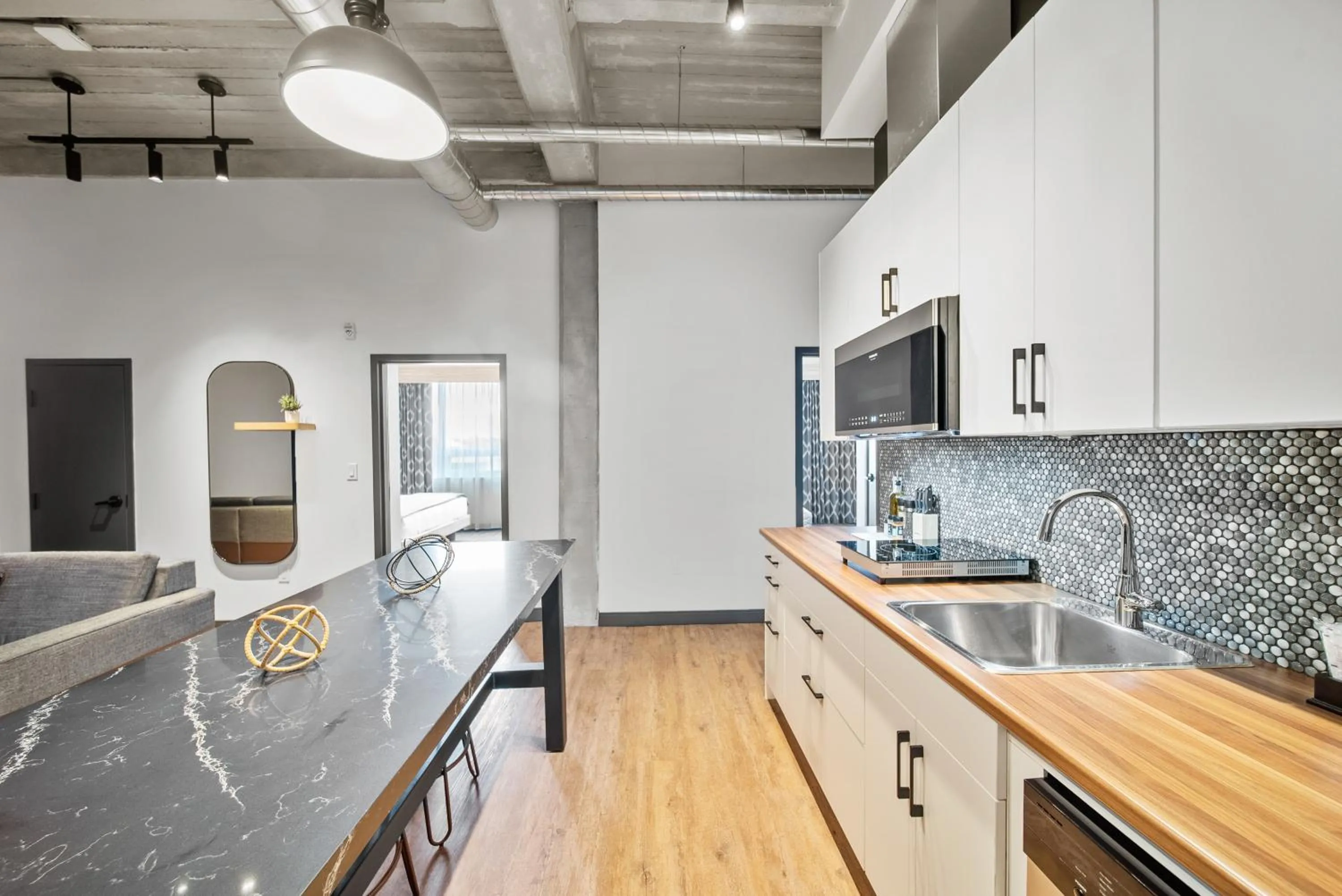 kitchen in Cannery Lofts Niagara