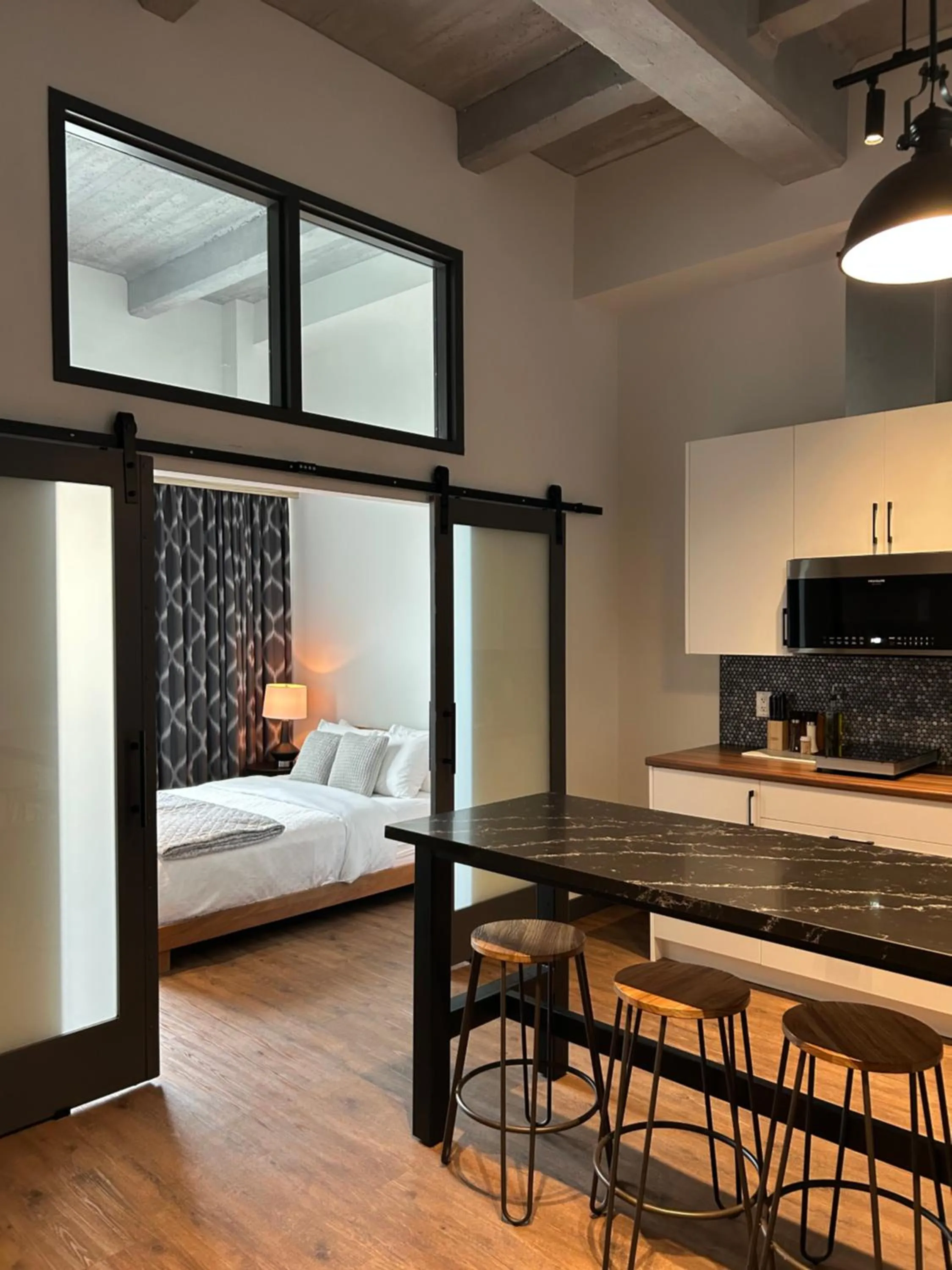 Bedroom, Bed in Cannery Lofts Niagara