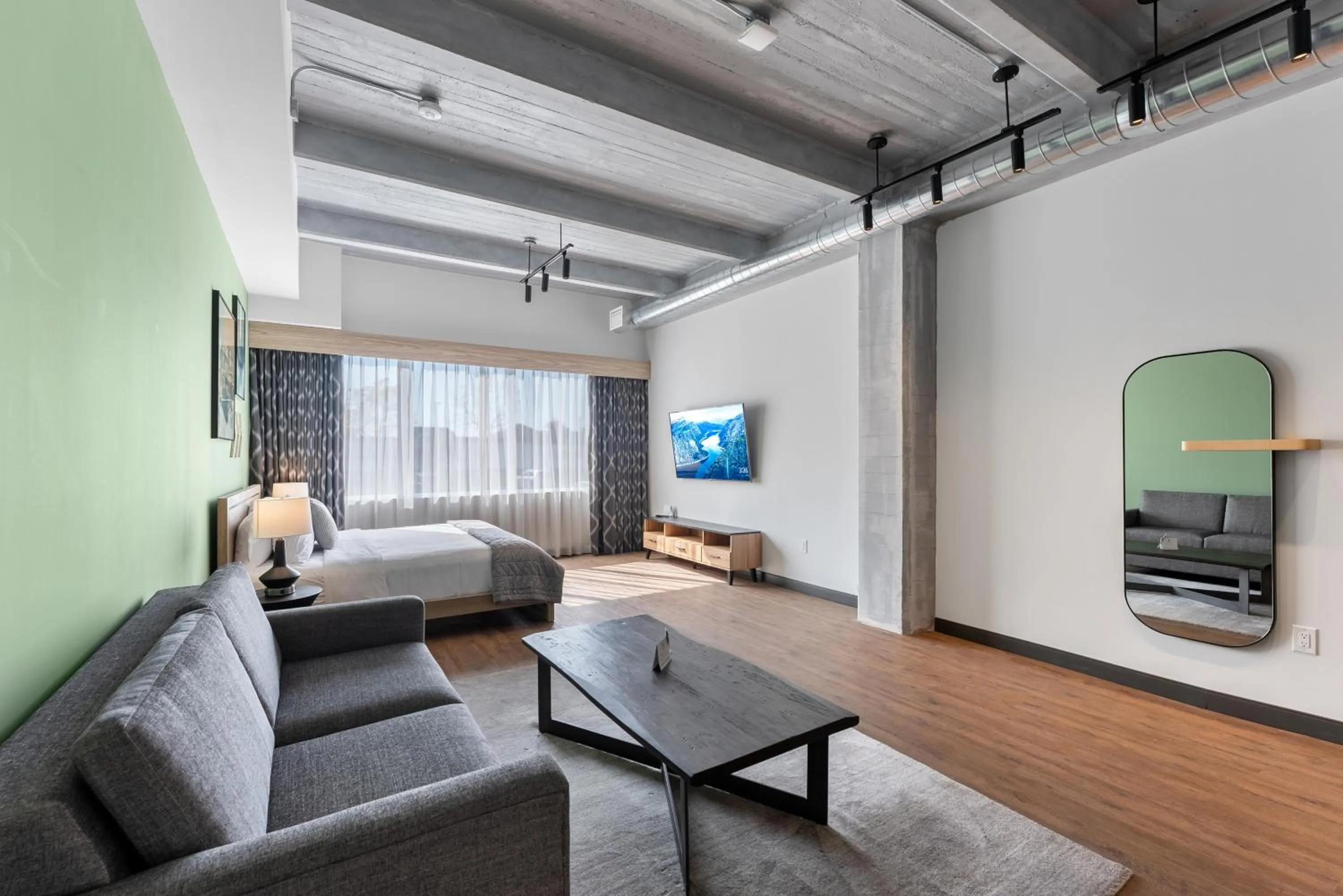 Living room in Cannery Lofts Niagara