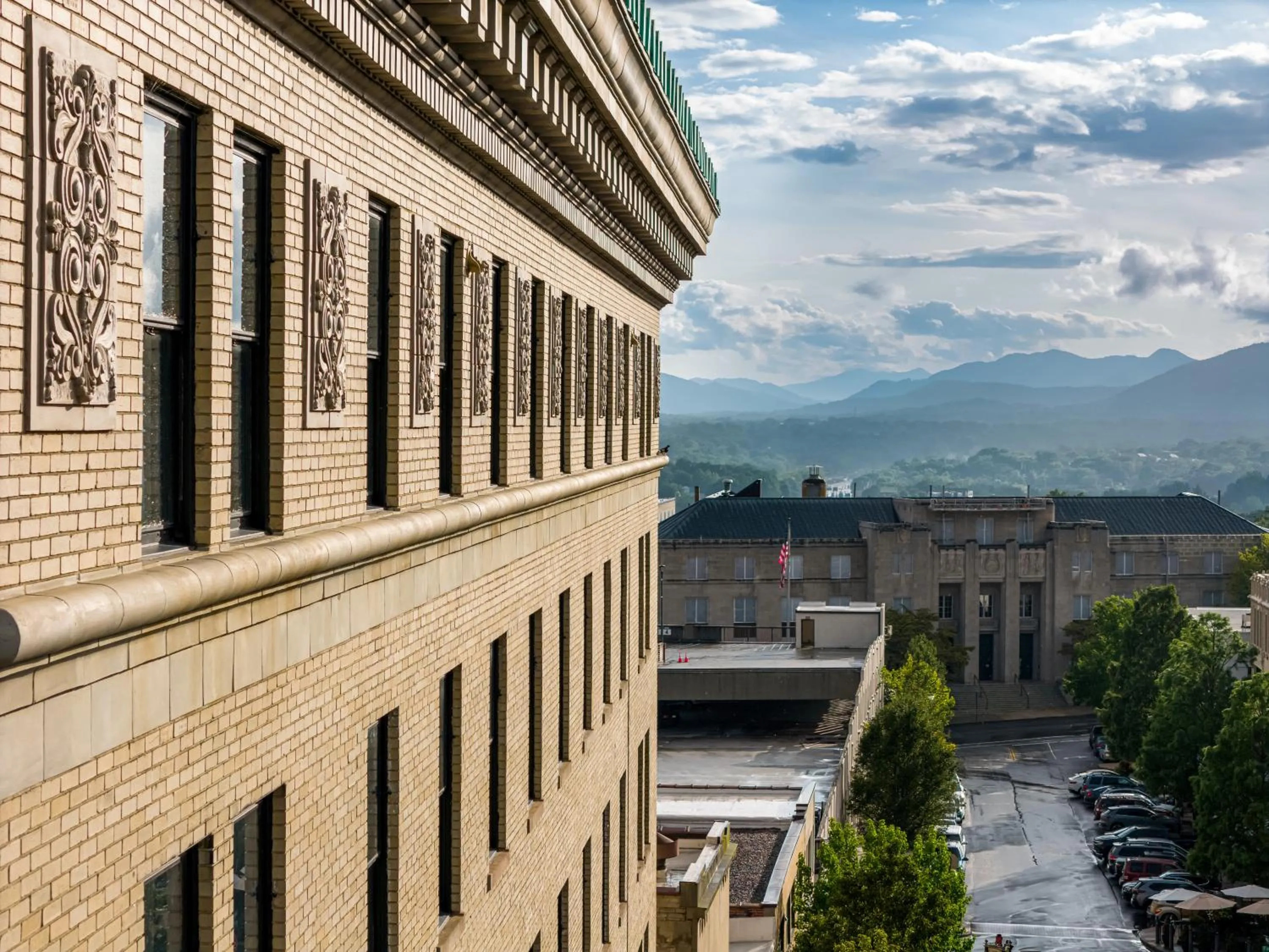 Property building in The Flat Iron Hotel