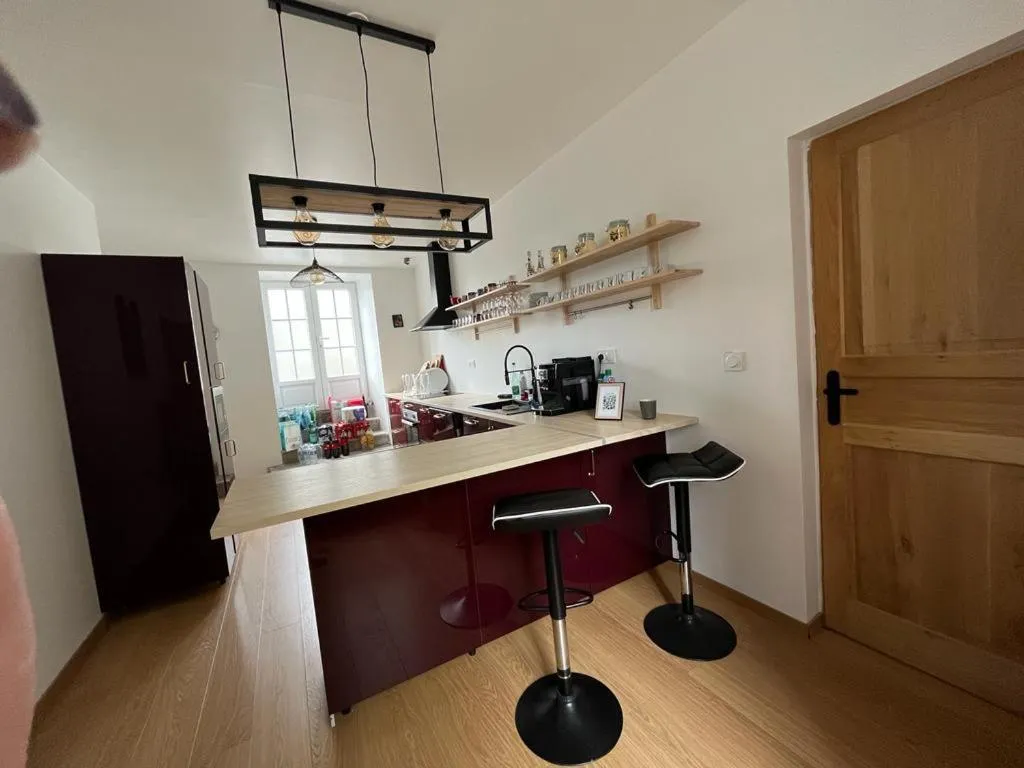 Kitchen or kitchenette in La Maison des Amis en Normandie
