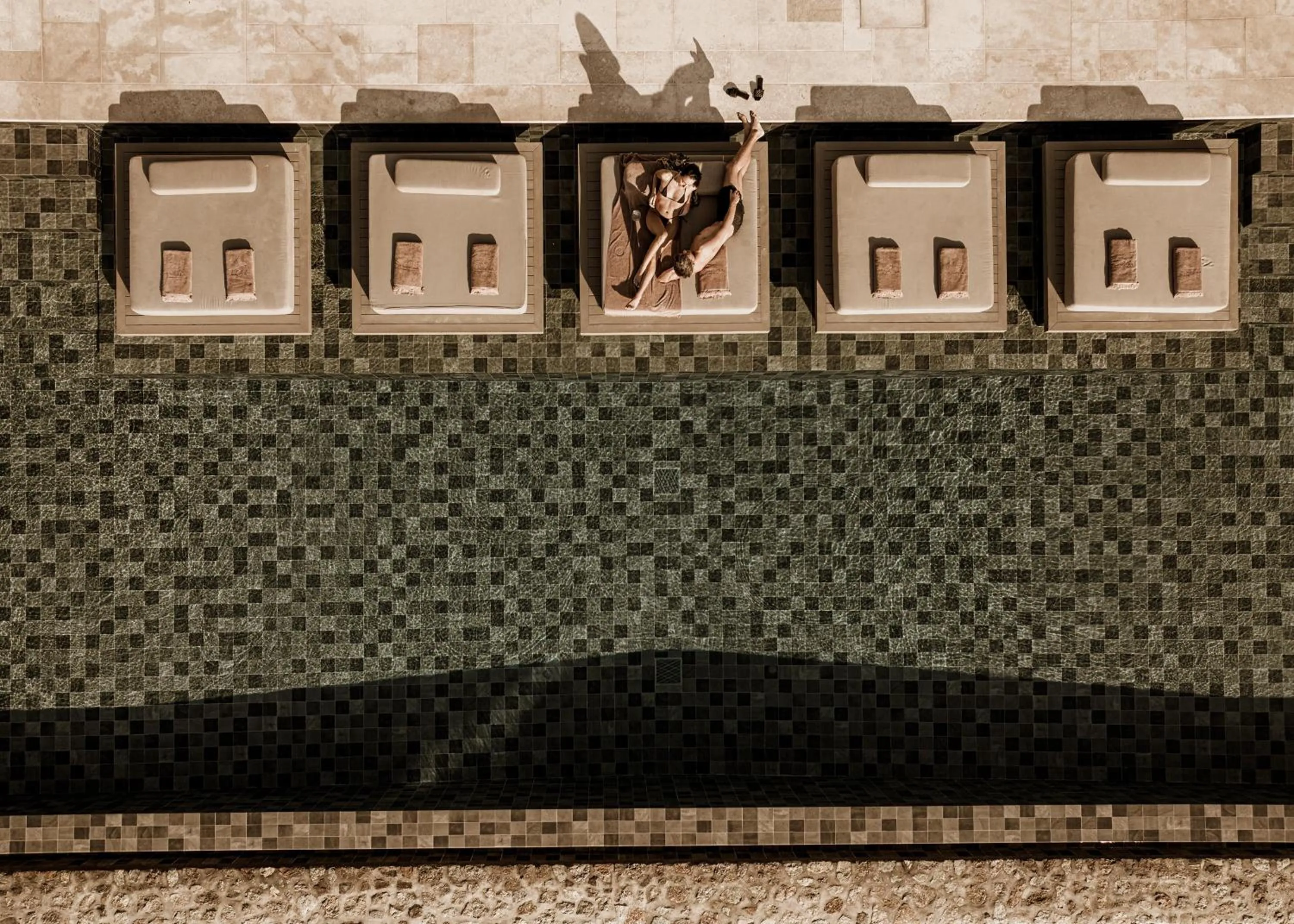 Swimming pool in Enigma Mykonos Hideaway Suites