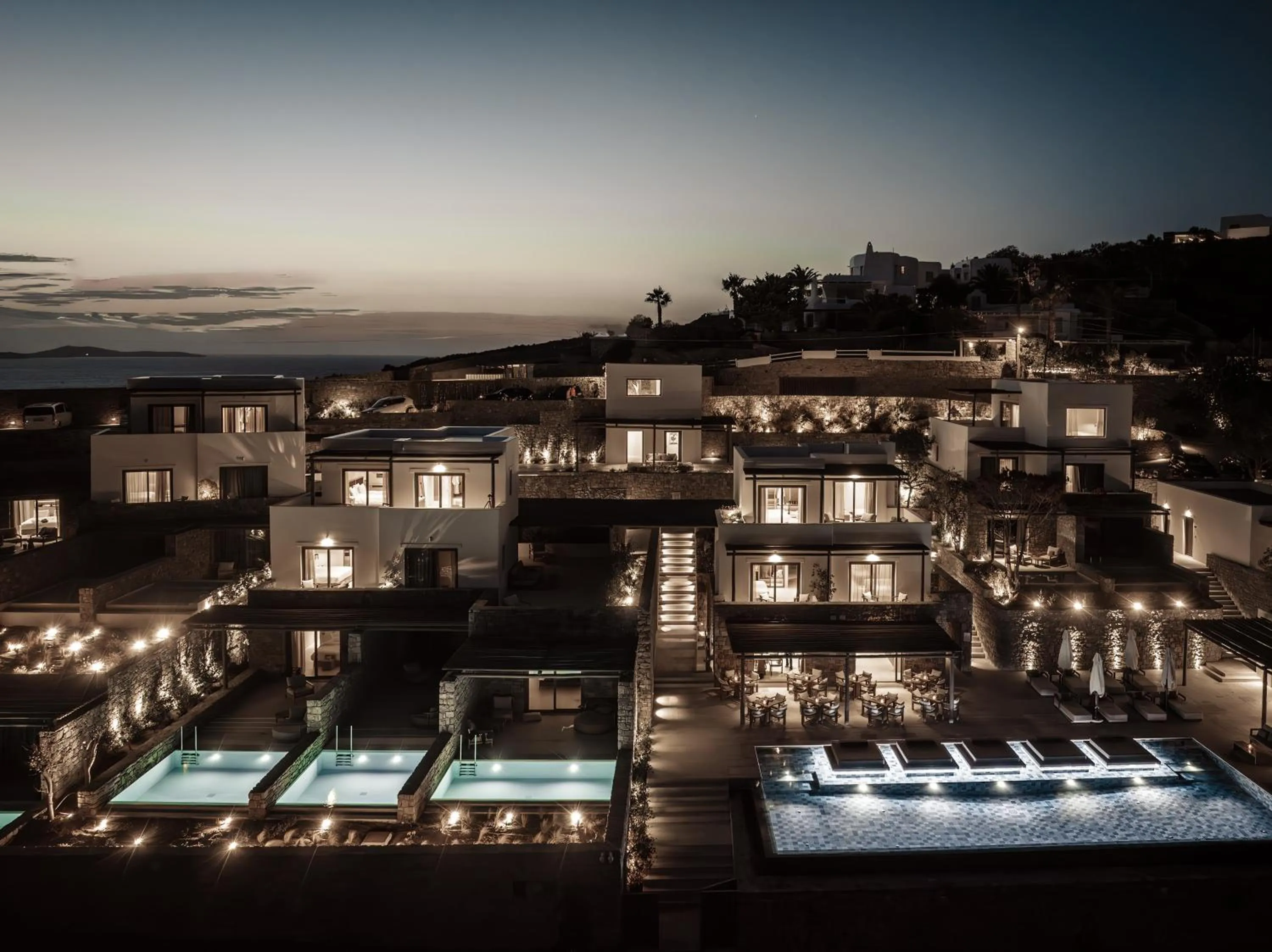 Property building in Enigma Mykonos Hideaway Suites