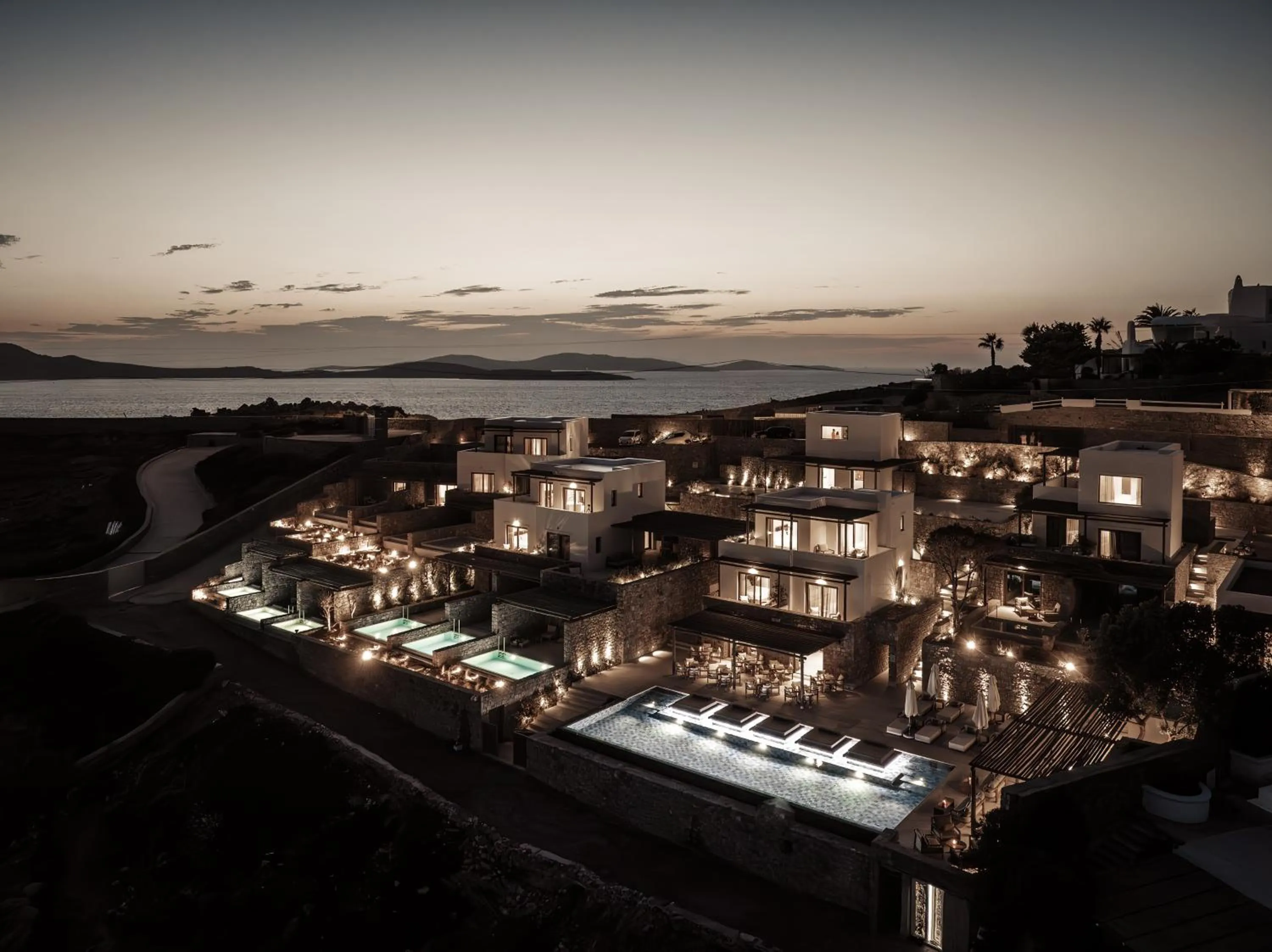 Property building in Enigma Mykonos Hideaway Suites